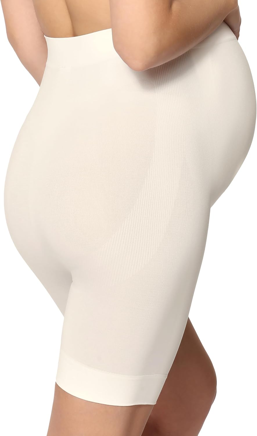 Thumbnail 1 de Be Mammy Umstandsshorts mit hoher Taille ohne seitliche Nähte – Umstandsunterwäsche für Schwangerschaft