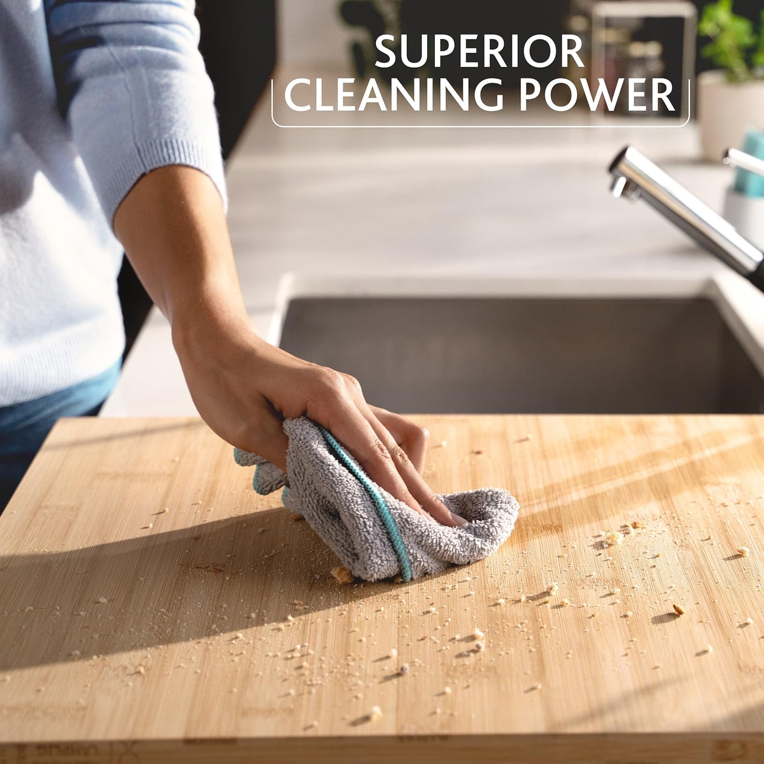 Thumbnail 1 de Vileda ProClean Multipack 10 Panni in Microfibra con enzimi attivi – Igiene prolungata e assorbenza elevata