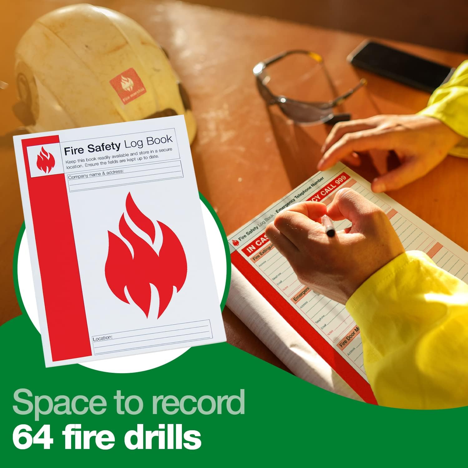 Detalle de Safety First Aid Group A4 Fire Safety Log Book
