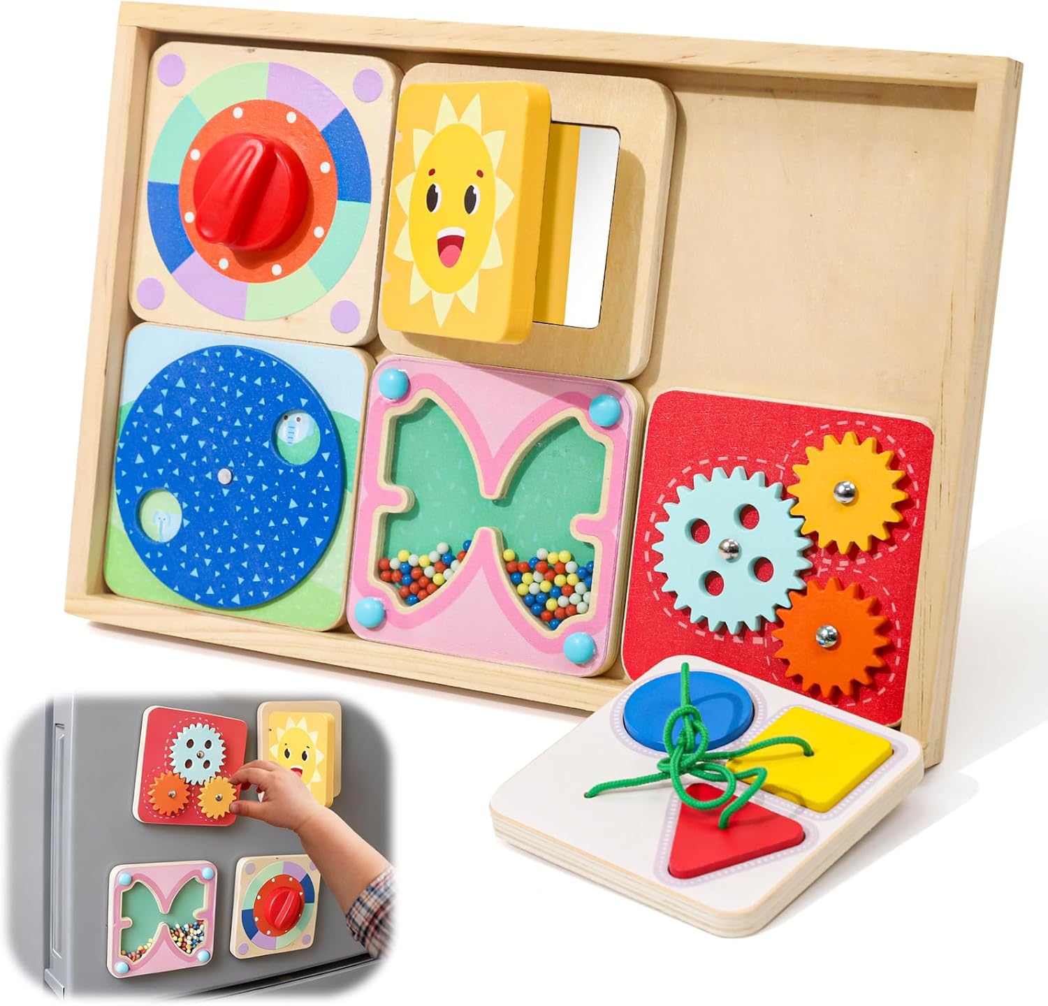 Detalle de Baby sensory busy board for 1 2-year olds