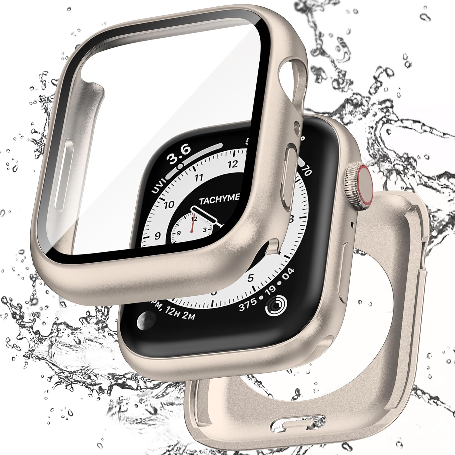 Detalle de Zumyzu YXUFSTAR401 40mm Apple Watch Case with Tempered Glass Screen Protector