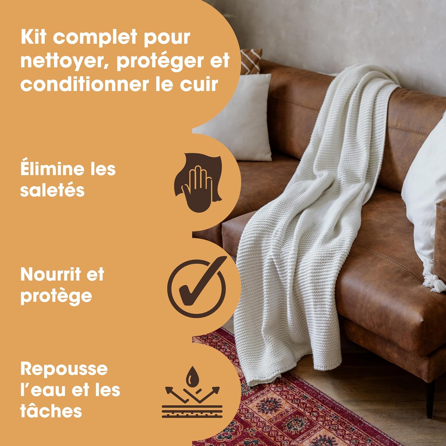 Thumbnail 1 de Furniture Clinic Kit d’Entretien Cuir kit d’entretien cuir