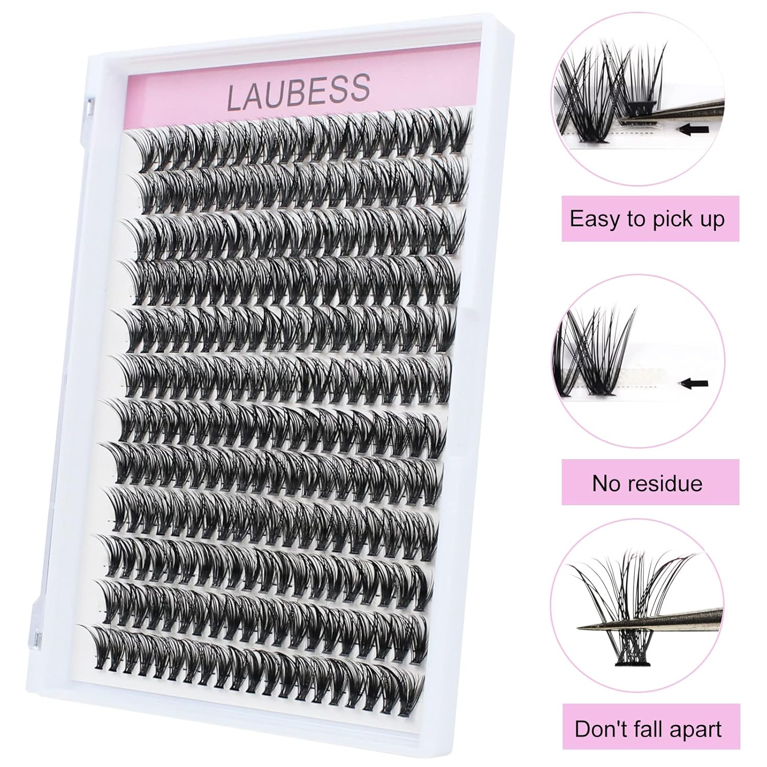 Thumbnail 5 de Cluster Lashes 240pcs Eyelash Extensions 💄