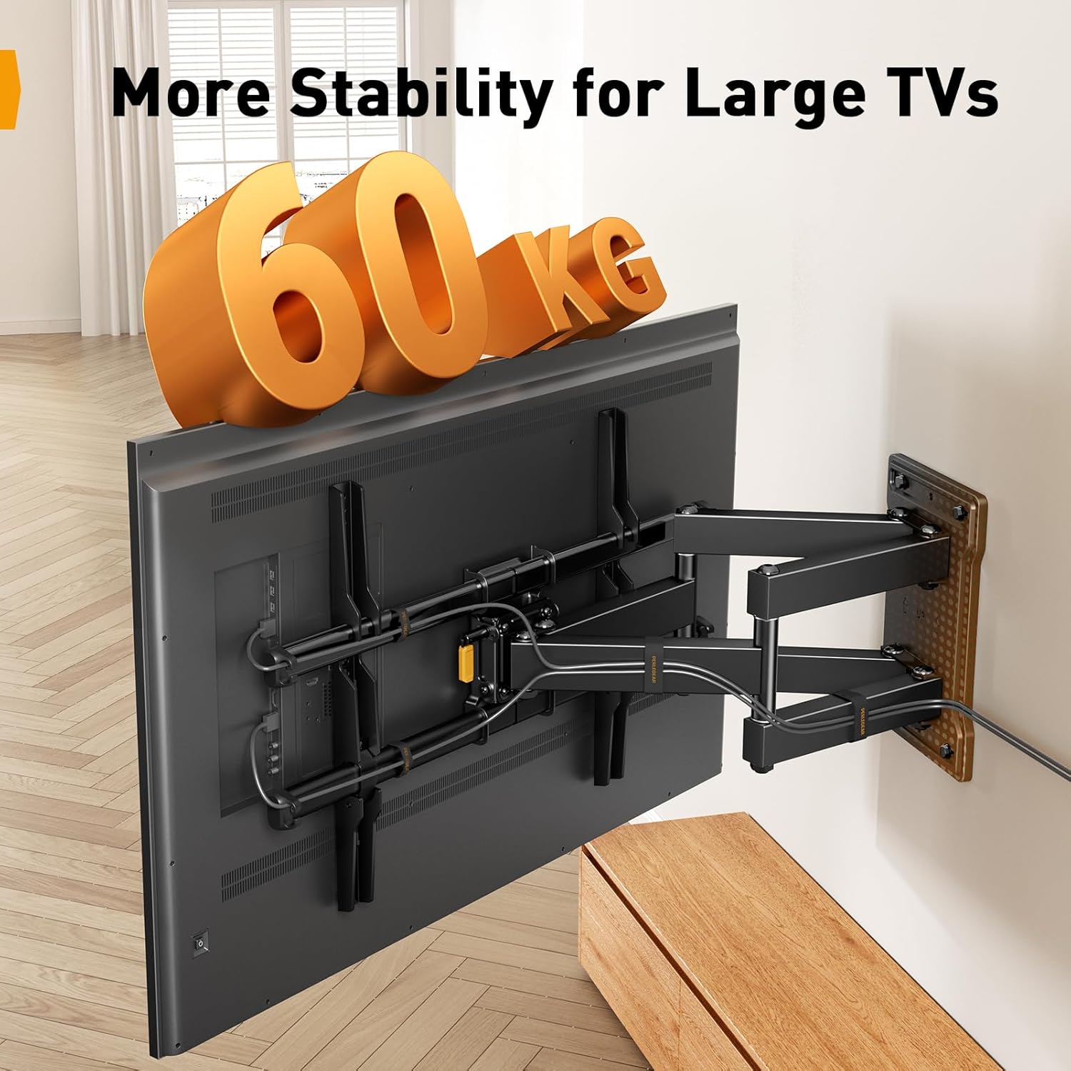 Thumbnail 4 de Perlegear PGLF6 TV wall bracket 32–85 inch, 60 kg