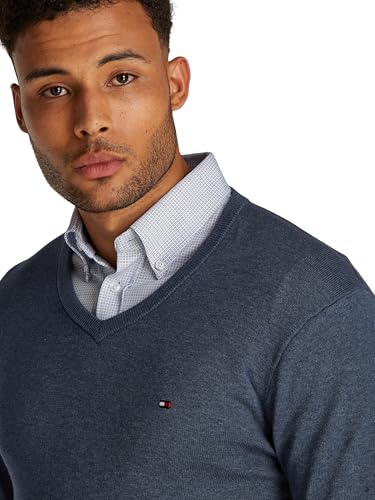 Detalle de Tommy Hilfiger Jersey Essential Cotton cuello pico, talla L