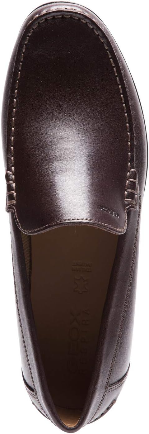 Detalle 2 de Geox U Siron A, Mocassini Uomo: stile sobrio e comfort quotidiano
