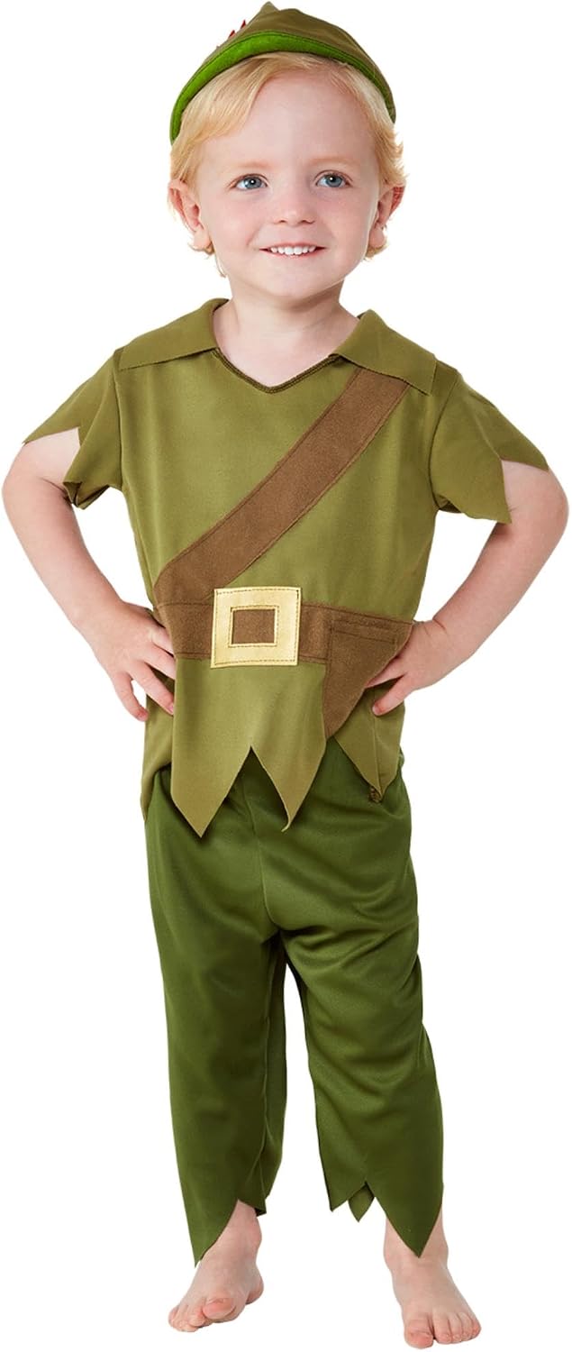 Thumbnail 6 de Smiffys Robin Hood – zielony kostium dla malucha z czapką, topem i spodniami