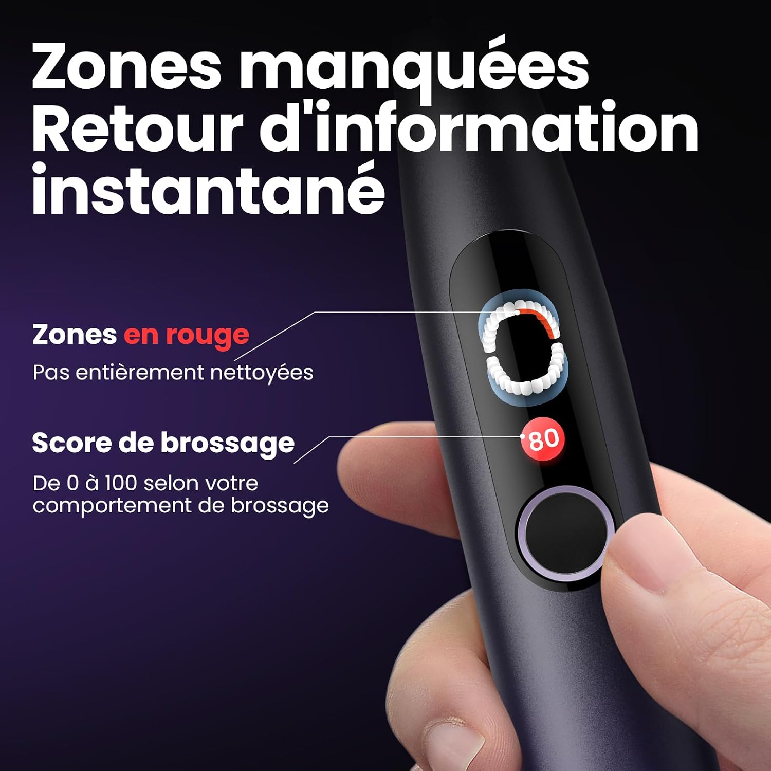 Detalle 2 de Oclean X Pro Set Brosse électrique 30 jours