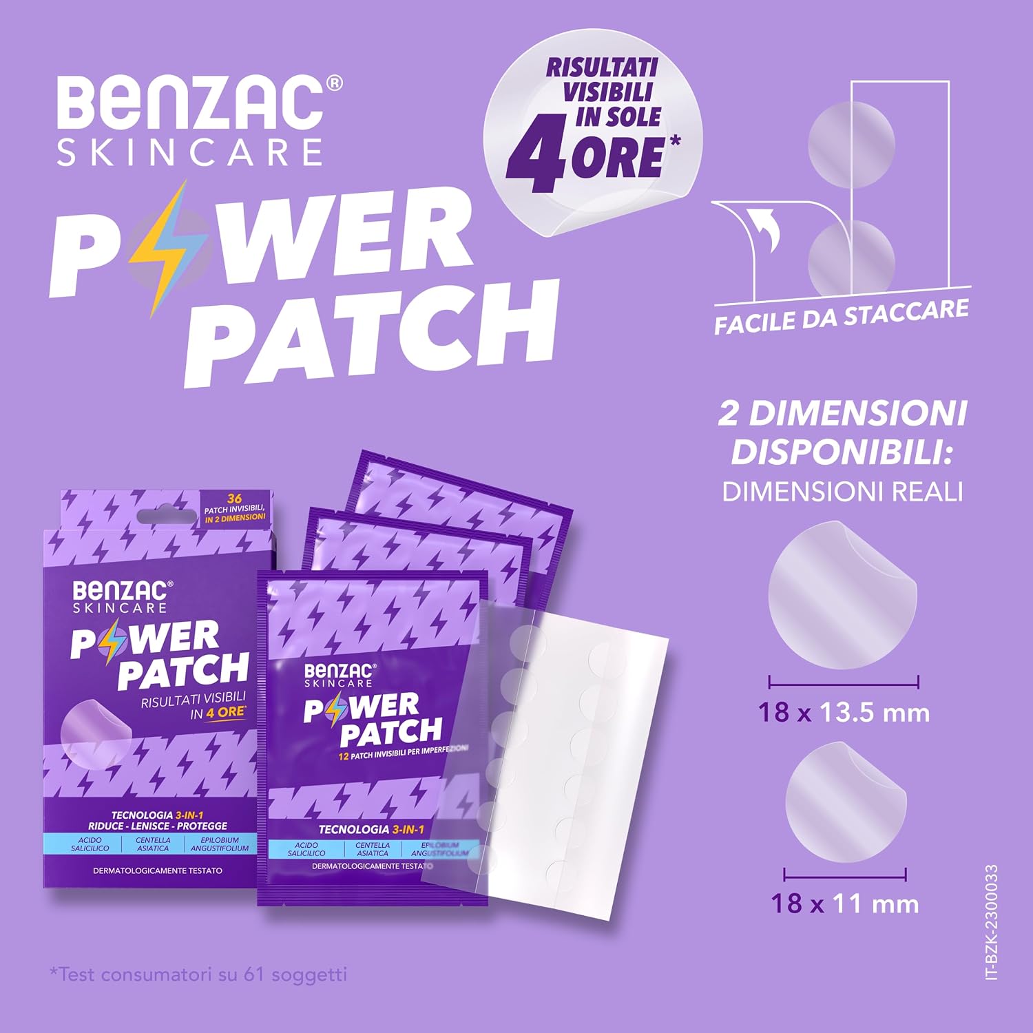 Detalle 2 de Benzac Skincare Power Patch 4h 🩹