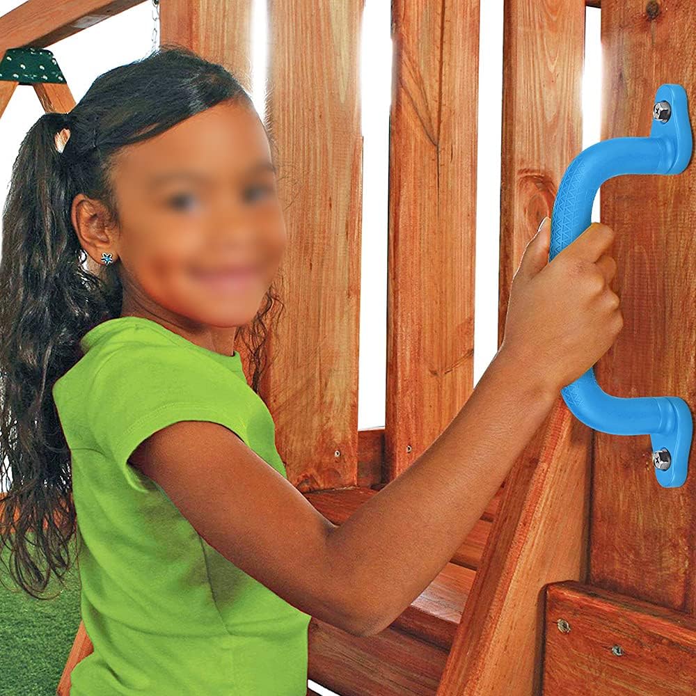 Detalle de Dolibest Climbing Handles, 18cm Non-slip Solid Playframe Grips for Swing Sets and Playhouses