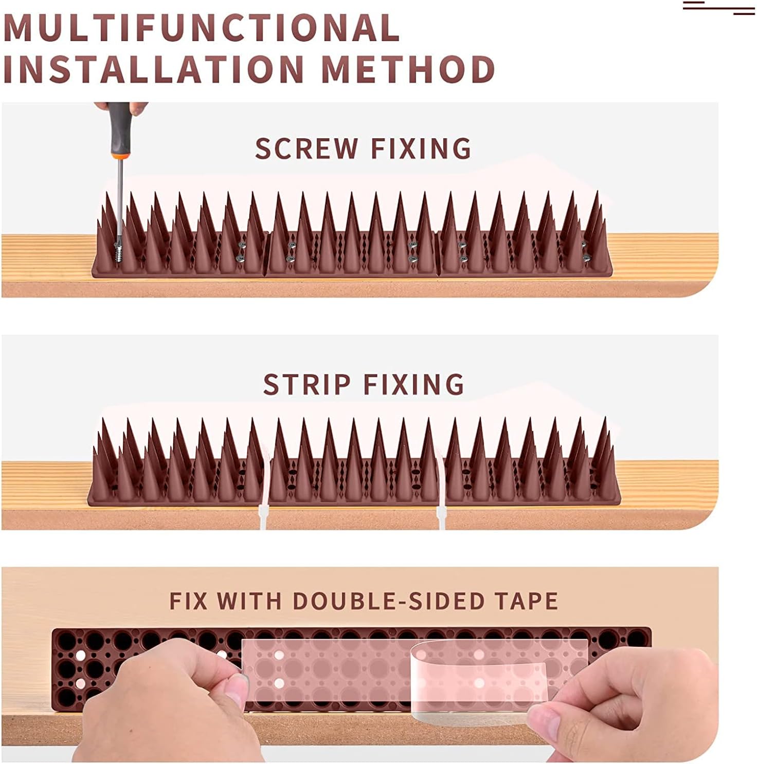 Thumbnail 4 de Pinchos Antipalomas 5,7 m Repelente de Pájaros 🪶