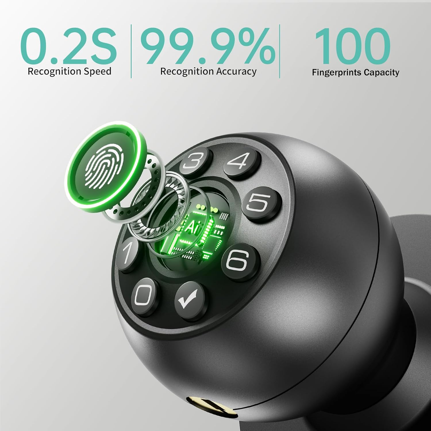 Detalle de Fingerprint Door Lock