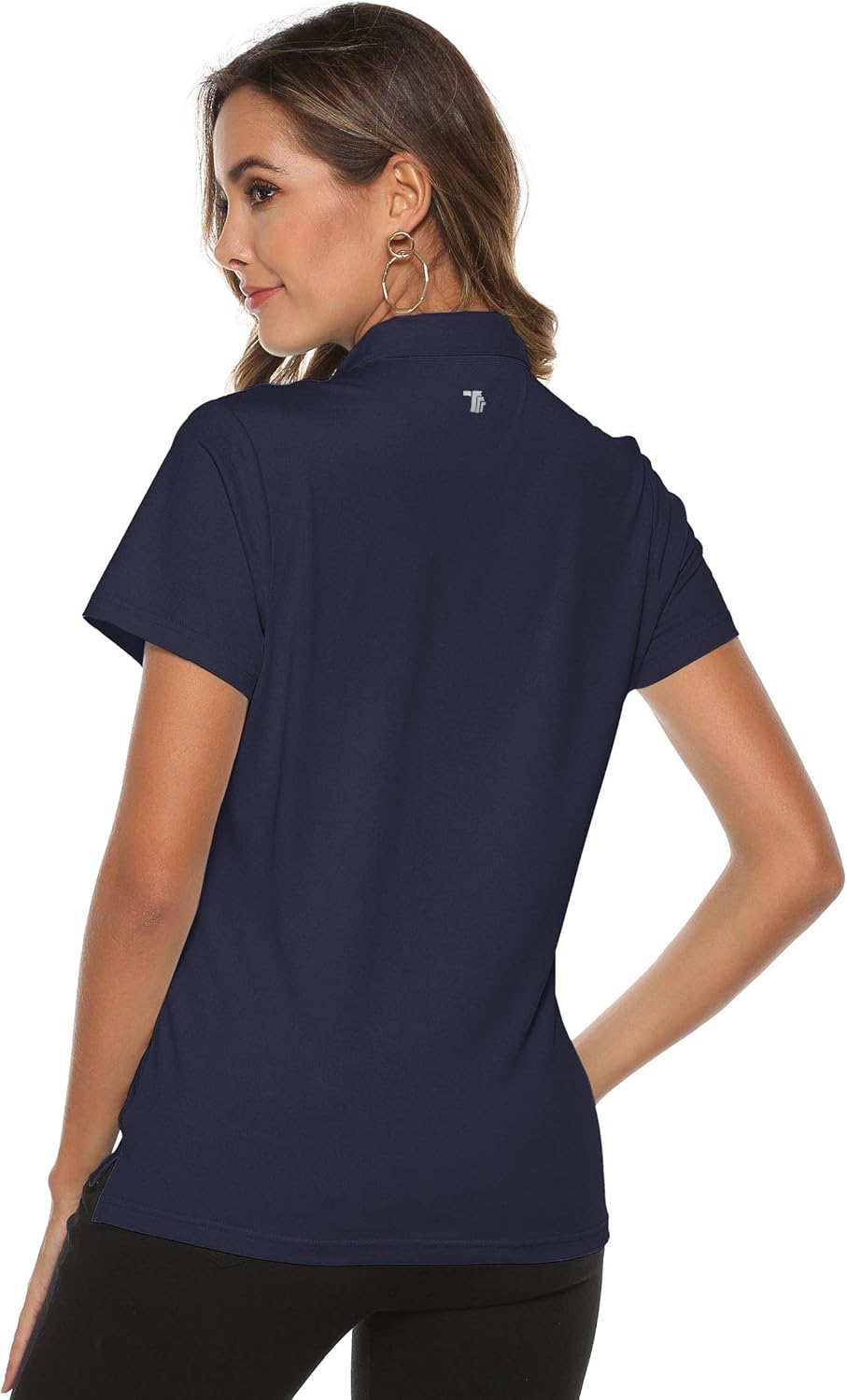 Thumbnail 3 de YSENTO Damen Golf Poloshirt Kurzarm – schnelltrocknend, atmungsaktiv und mit UPF 30+