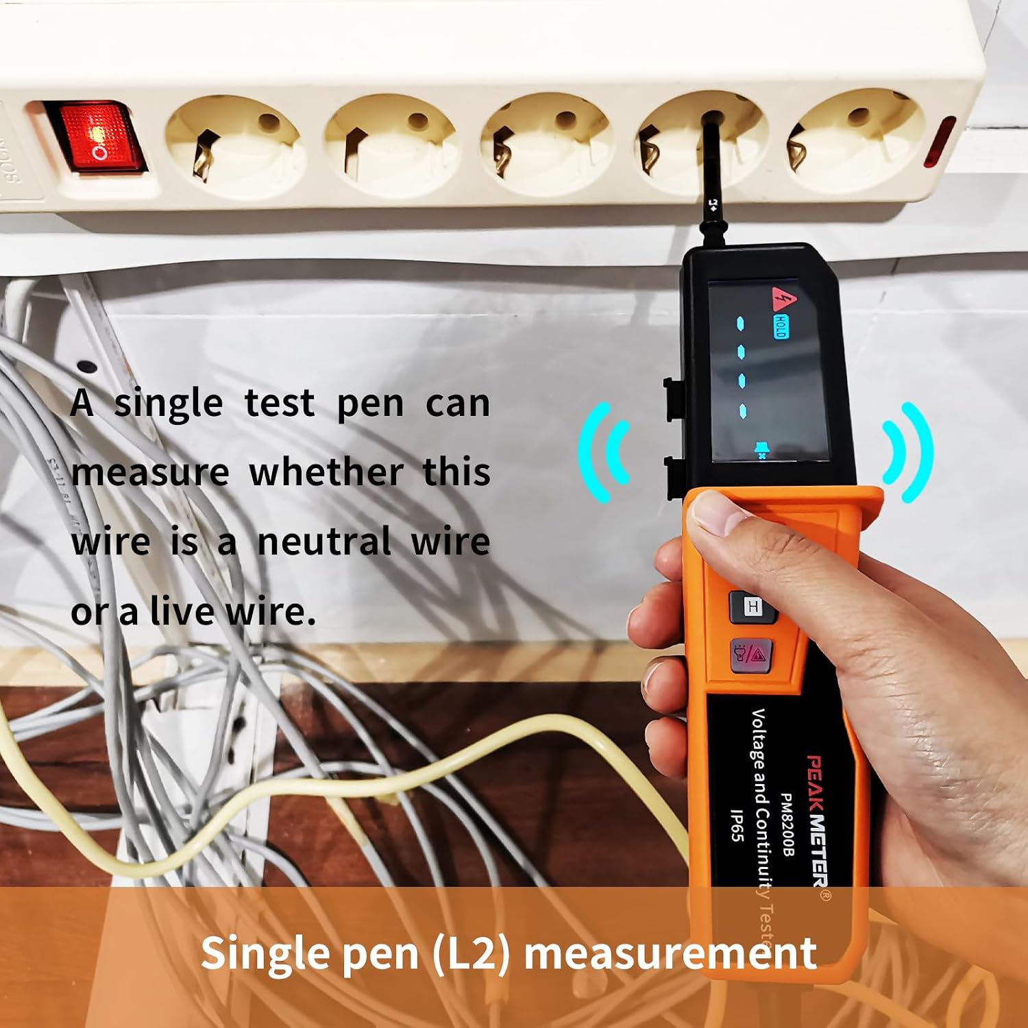 Thumbnail 6 de PM8200B Tester di Tensione: Voltmetro Digitale Multifunzione Impermeabile IP65
