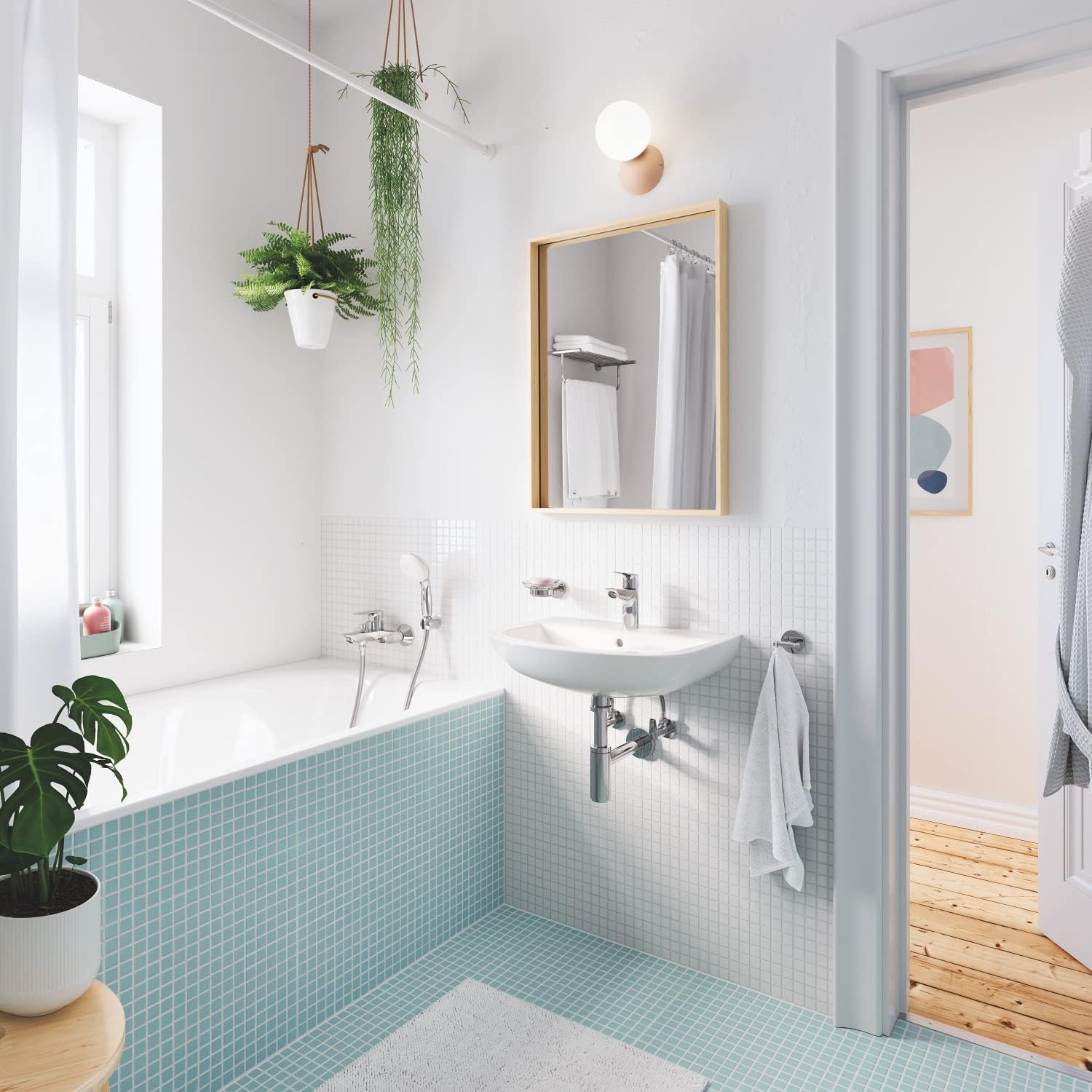 Thumbnail 2 de GROHE Start Cosmopolitan Patère Murale – Fixations cachées, plaque incluse, chrome