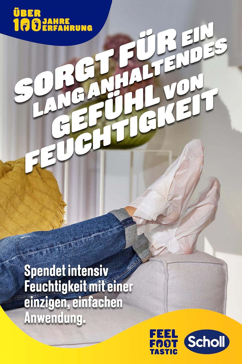 Thumbnail 1 de Scholl Lot de 2 masques hydratants pour les pieds au miel de Manuka – hydratation longue durée