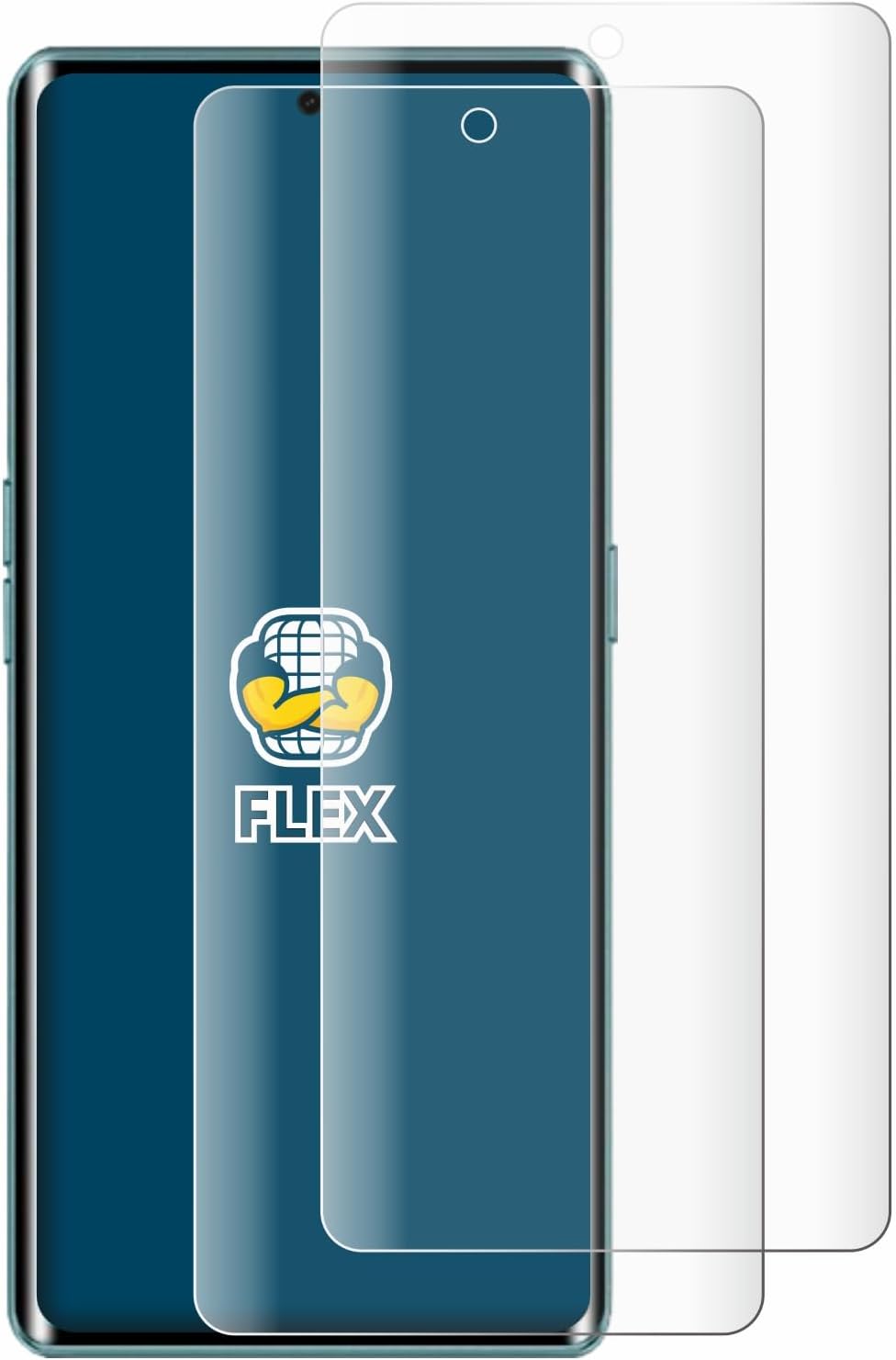 Detalle de brotect Pellicola Copertura Completa per Cubot X90 (2 Pezzi) – Full-Cover 3D Curvo
