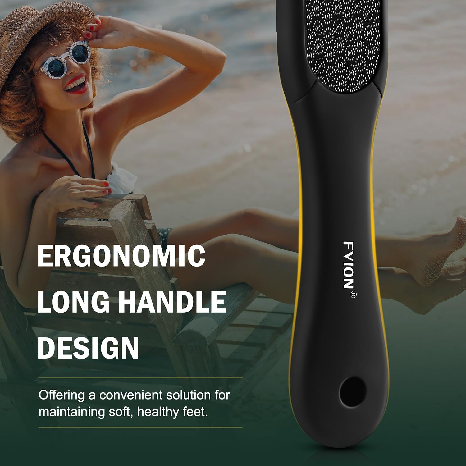 Thumbnail 3 de FVION Double-Sided Nano Glass Foot File for Callus Remover 🦶