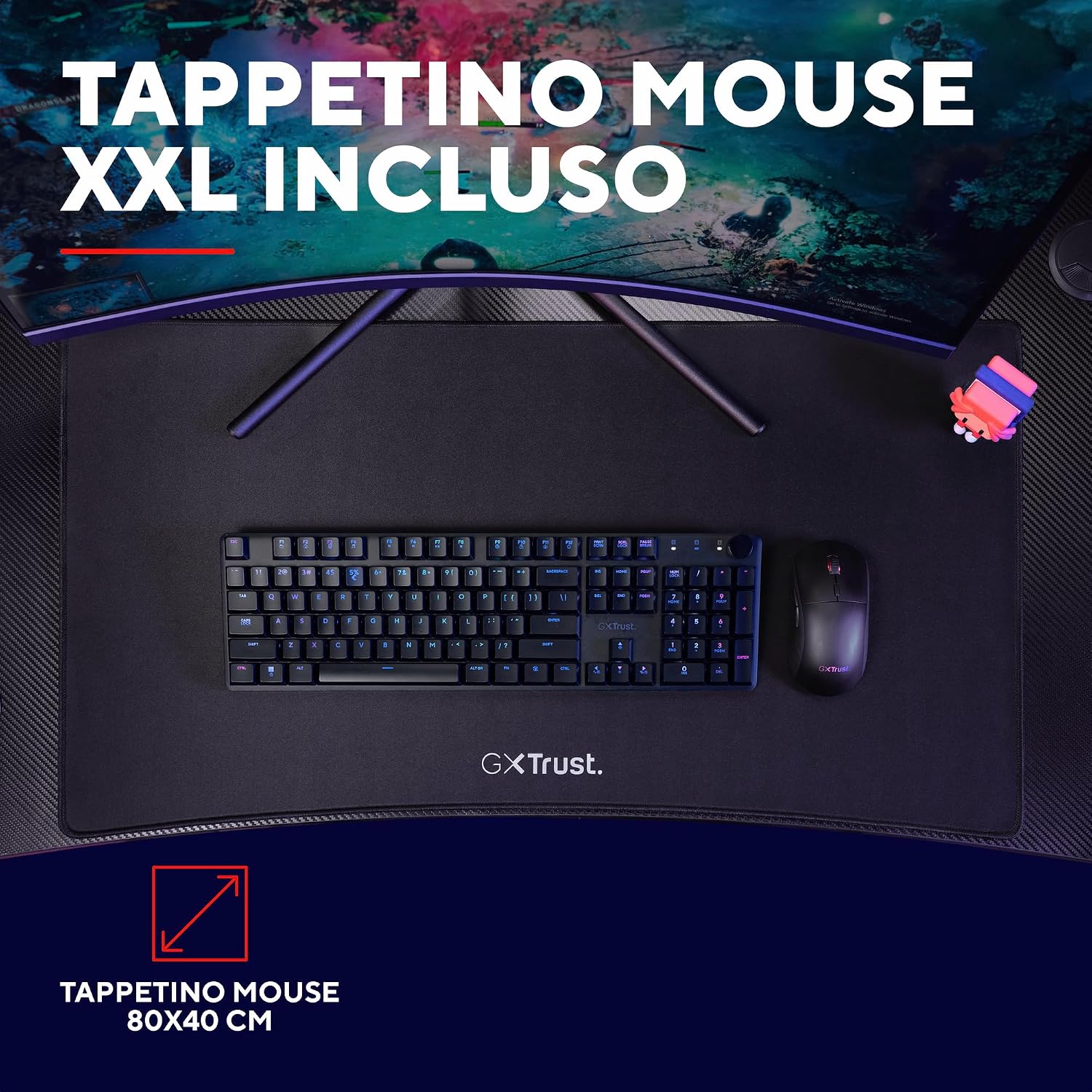 Thumbnail 6 de Trust Gaming GXT 710 Luminus Pro scrivania gaming 120x60