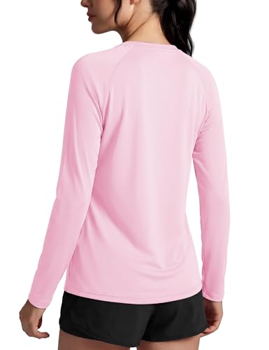 Thumbnail 1 de TACVASEN T-shirt femme à manches longues UPF 50+, bleu clair