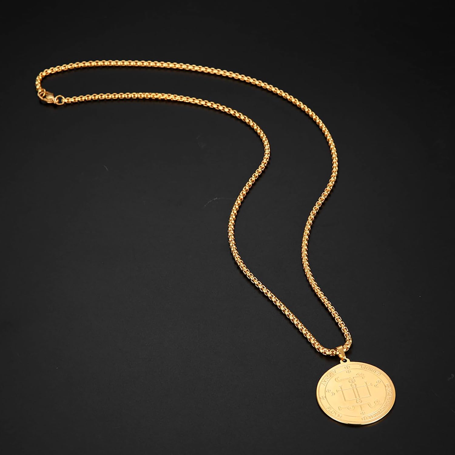 Thumbnail 4 de EUEAVAN Erzengel Gabriel Halskette Schutz Amulett – Medaillon Anhänger für spirituelle Harmonie