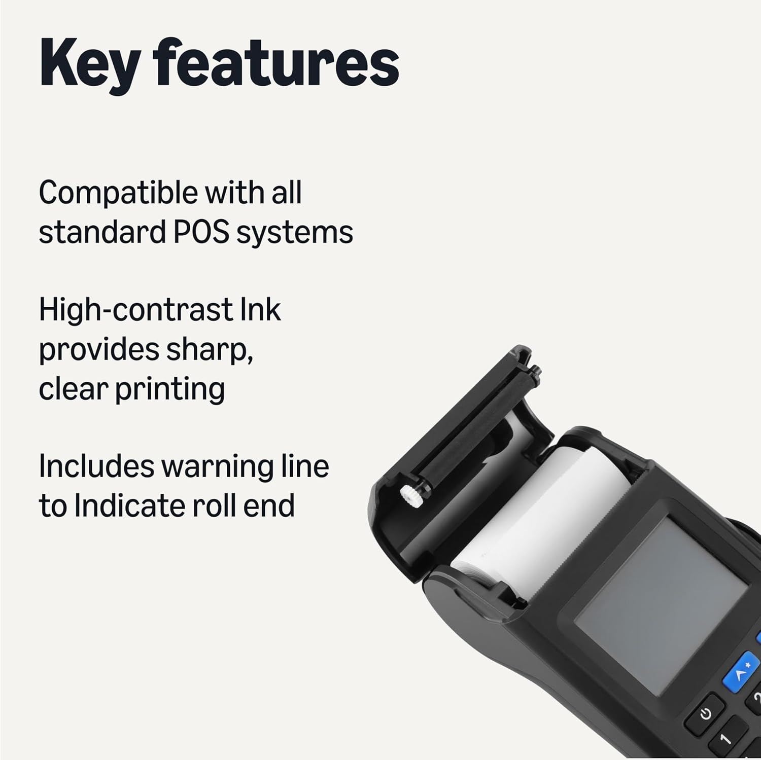 Thumbnail 1 de Amazon Basics Thermal Paper Receipt Rolls 57×40 mm 20-pack 🧾