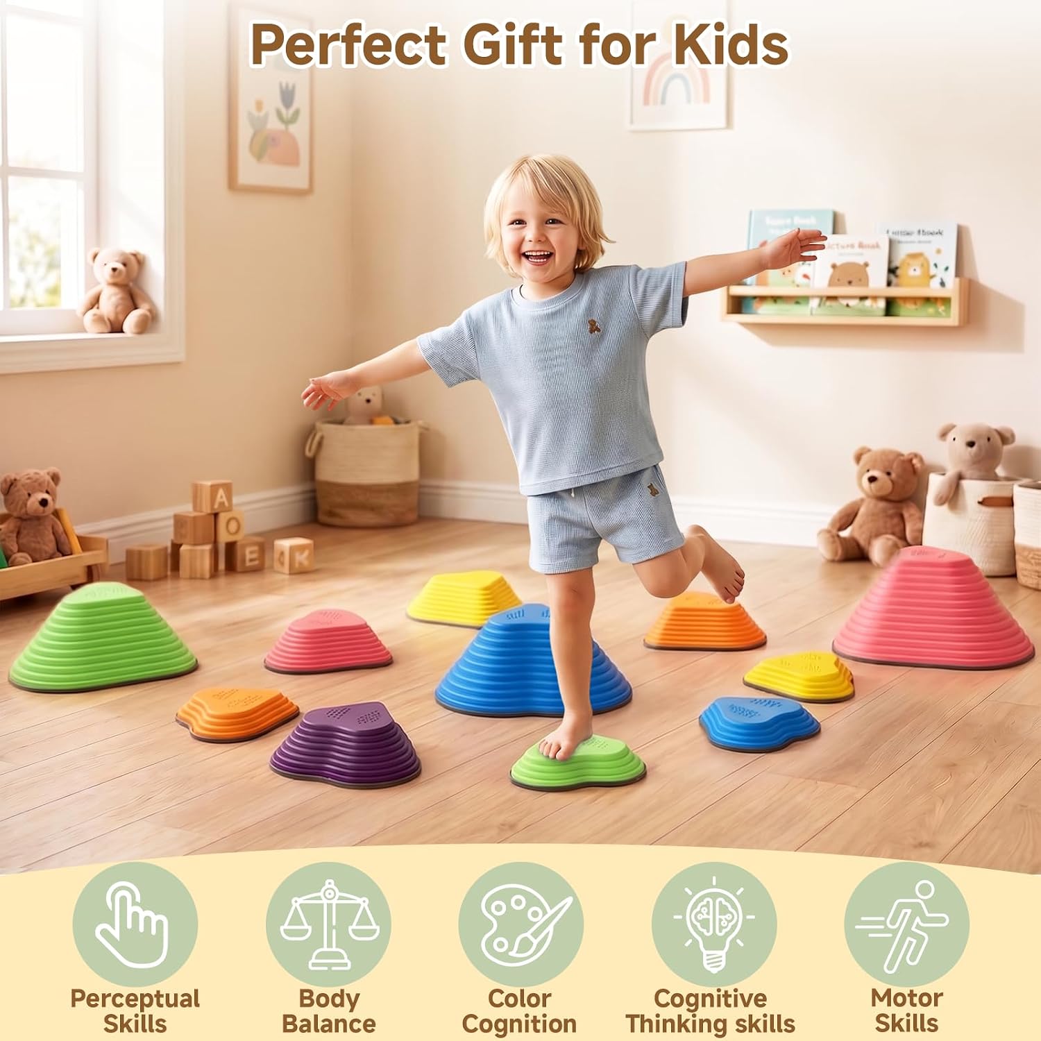 Thumbnail 6 de INFANS Kids' Stepping Stones, Plastic