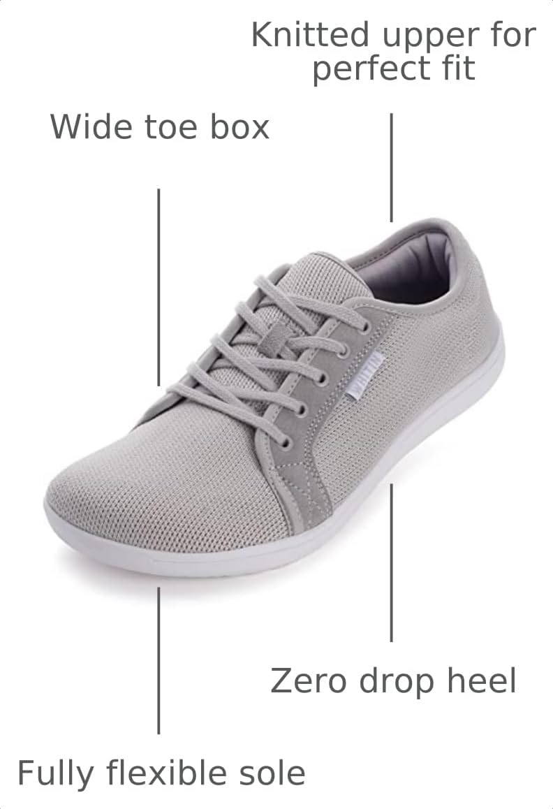 Detalle de WHITIN Women's Minimalist Barefoot Shoes | Zero Drop, Wide Width Sneaker