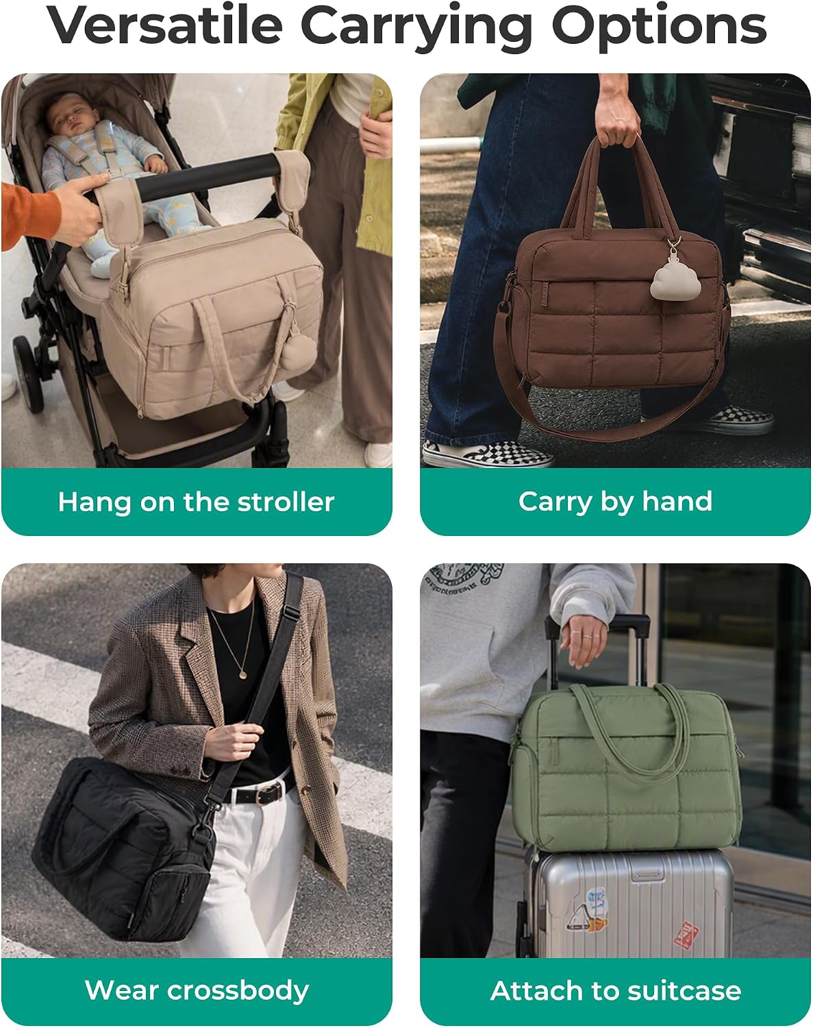 Detalle 1 de BAGSMART Diaper Bag Tote