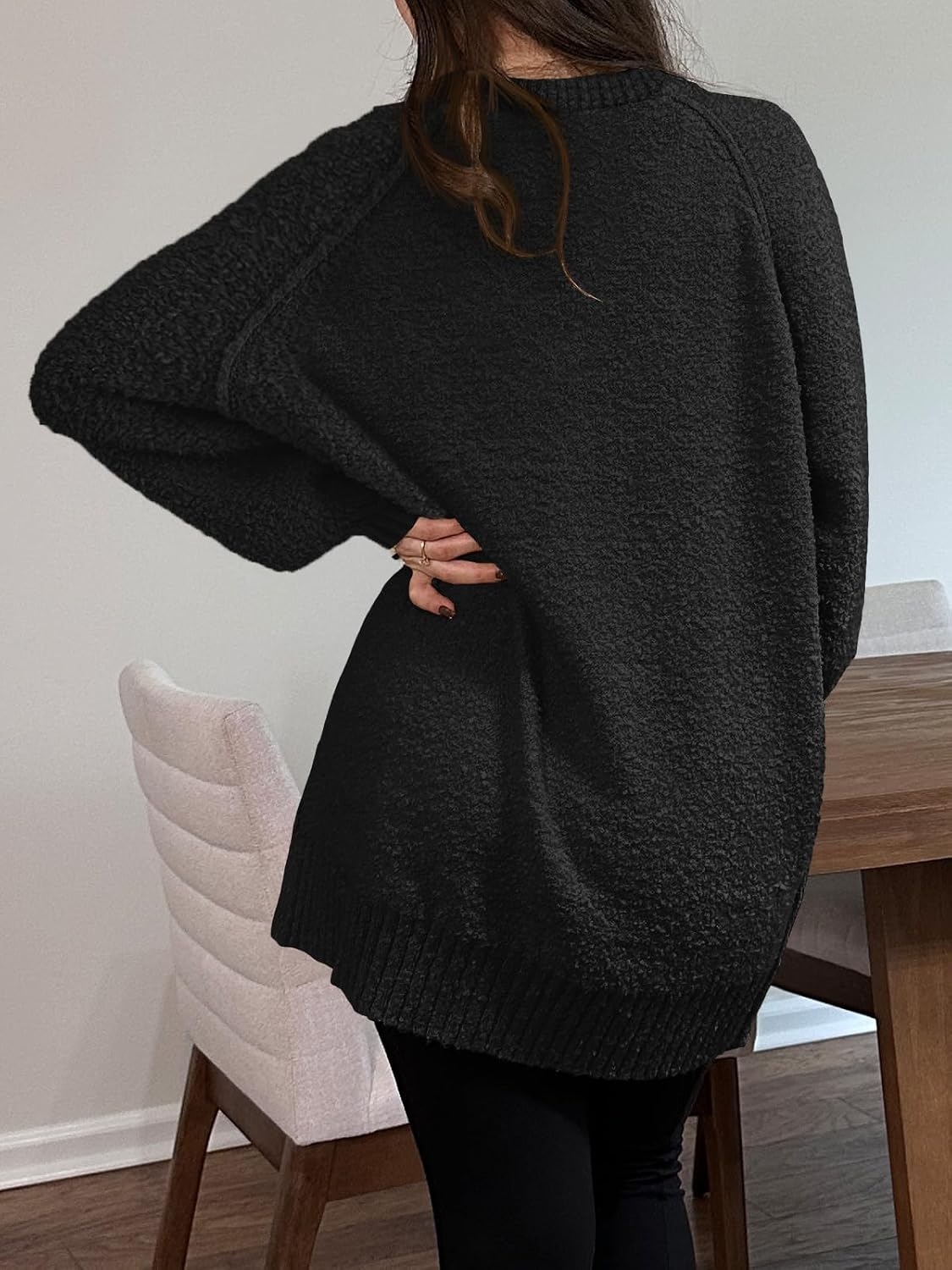 Detalle de Saodimallsu Women's Oversized Sweater