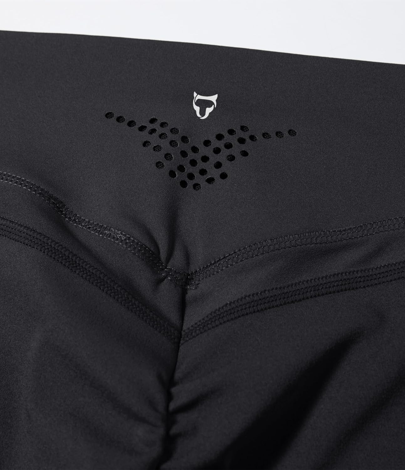 Thumbnail 6 de TomTiger High-Waist Tummy Control Yoga Shorts (9" waistband)