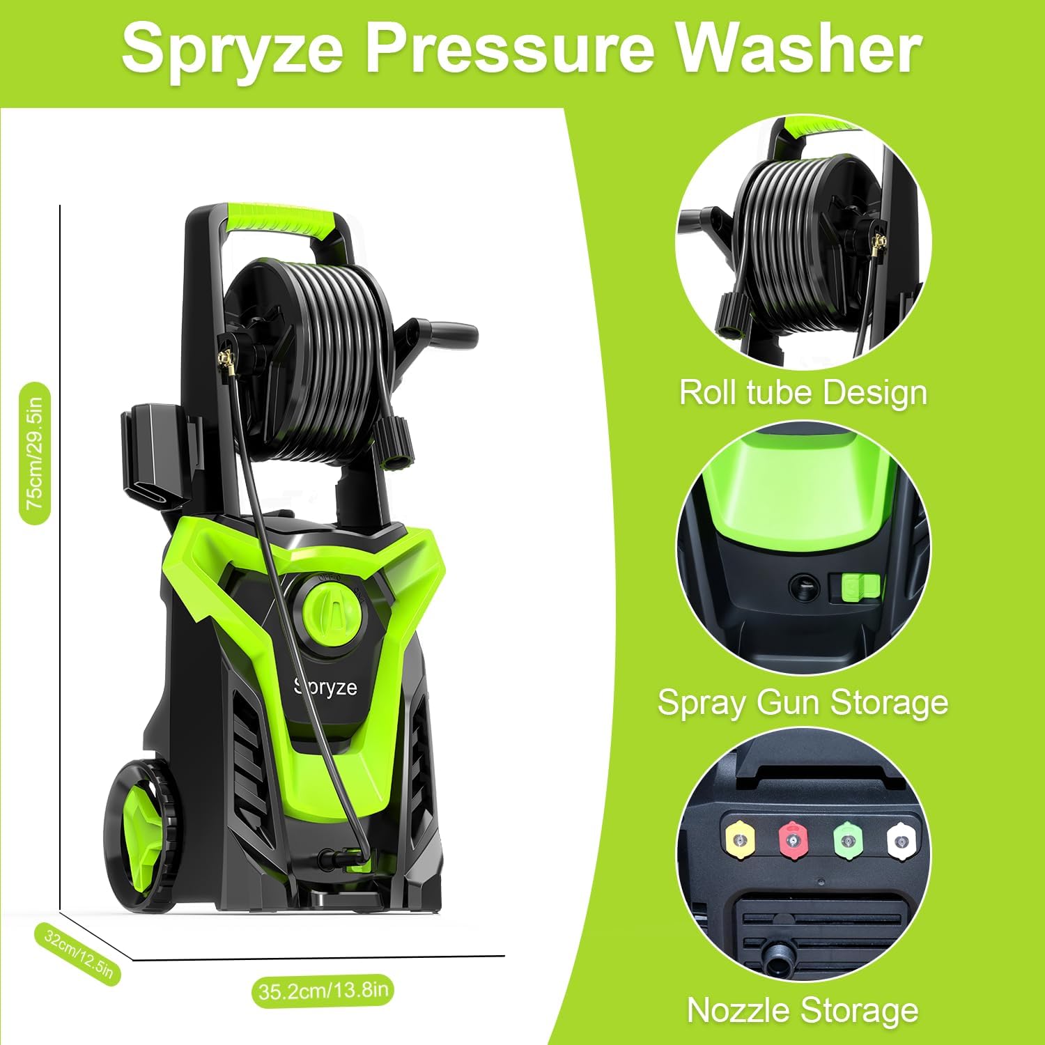 Thumbnail 5 de Pressure Washers 2000W 160Bar Jet Washers 💧