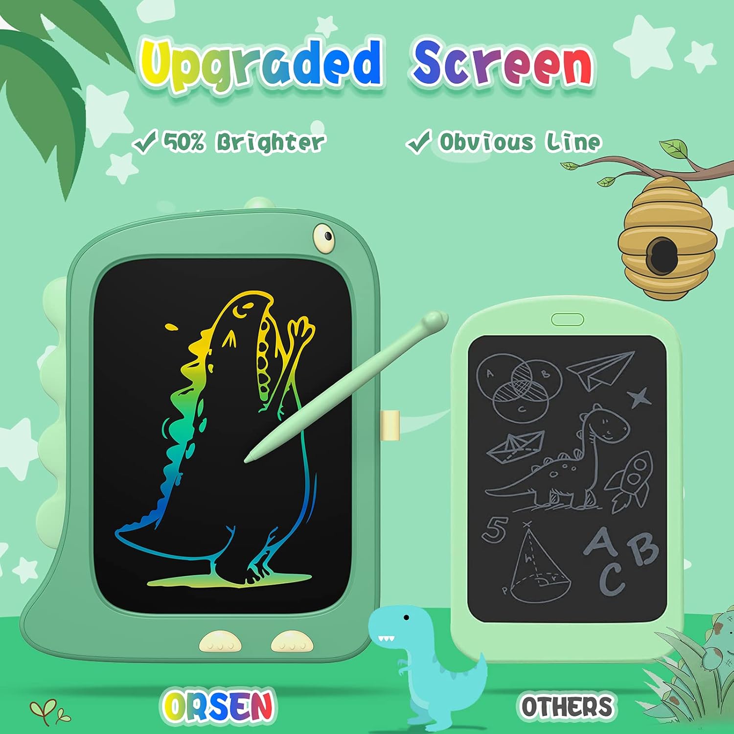 Detalle de ORSEN 8.5 Inch LCD Doodle Board Tablet Toy