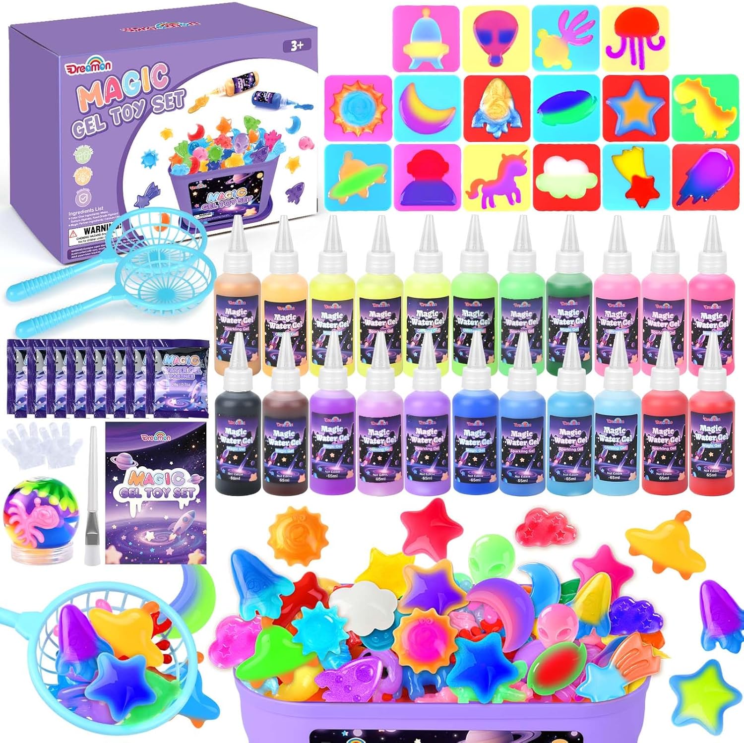 Thumbnail 6 de Dreamon Magic Water Gel Toy Kit 22 Farben Spielzeug-Set