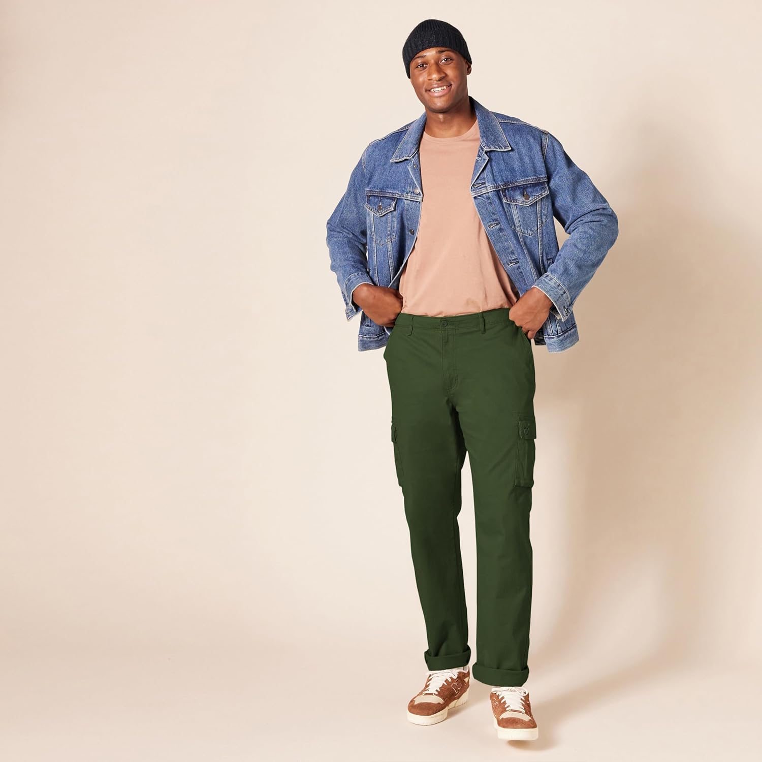 Thumbnail 6 de Amazon Essentials Men’s Straight Fit Stretch Cargo Work Trousers (Big & Tall available)