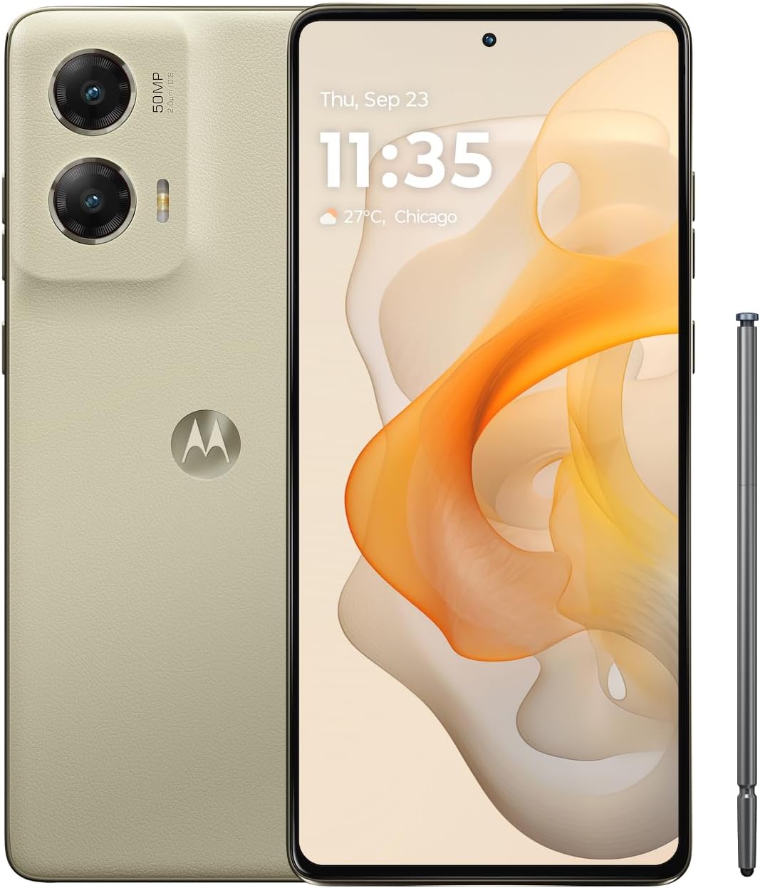 Motorola Moto G Stylus 5G (2024) Unlocked — 8/128GB, 50MP Camera, Caramel Latte