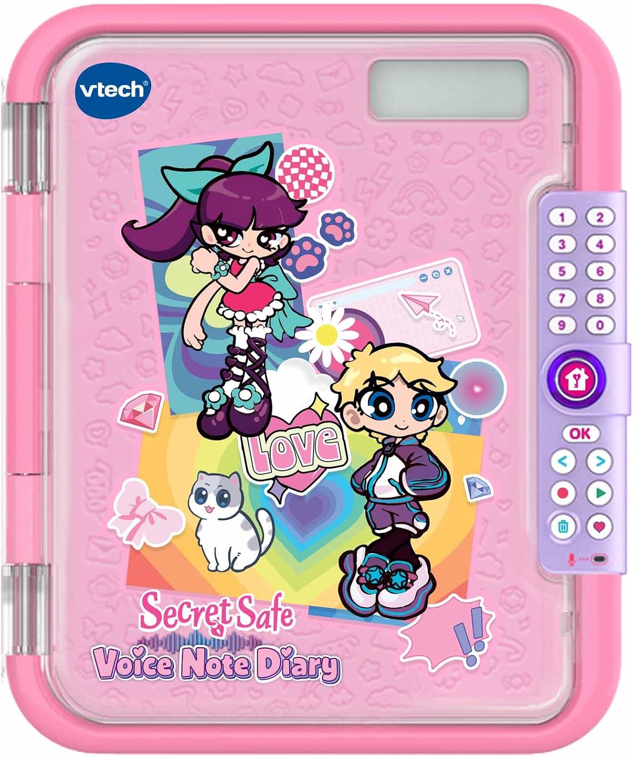 Detalle 2 de VTech Secret Safe Voice Note Diary – interactive voice note diary with password access (English version)