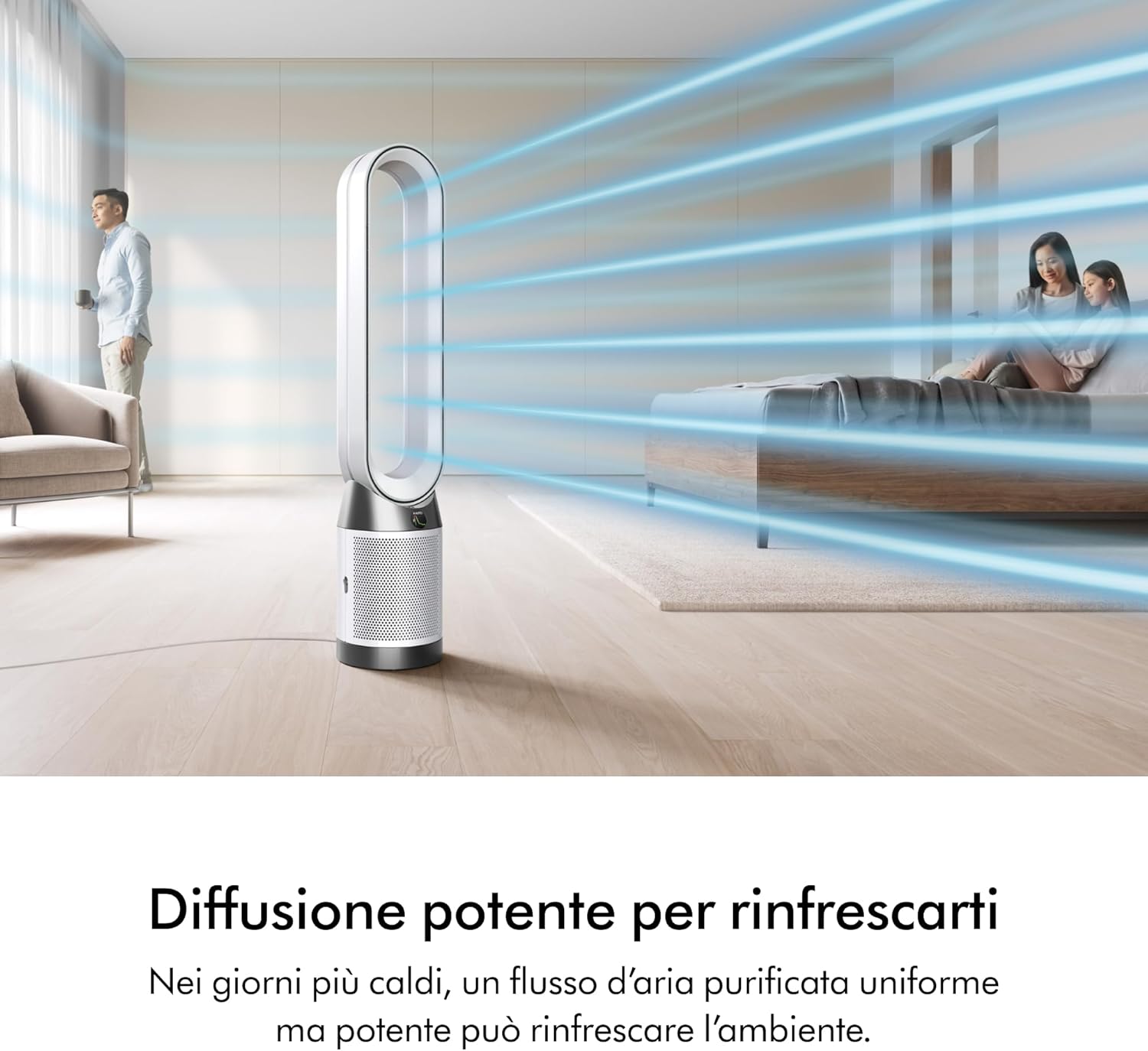 Thumbnail 2 de Dyson Purifier Cool PC1: Ventilatore a Torre con Purificatore d’Aria, controllo App e telecomando