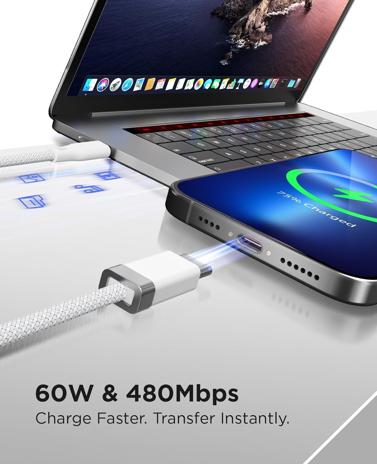 Thumbnail 2 de Magtame Cavo USB C a USB C 1 m