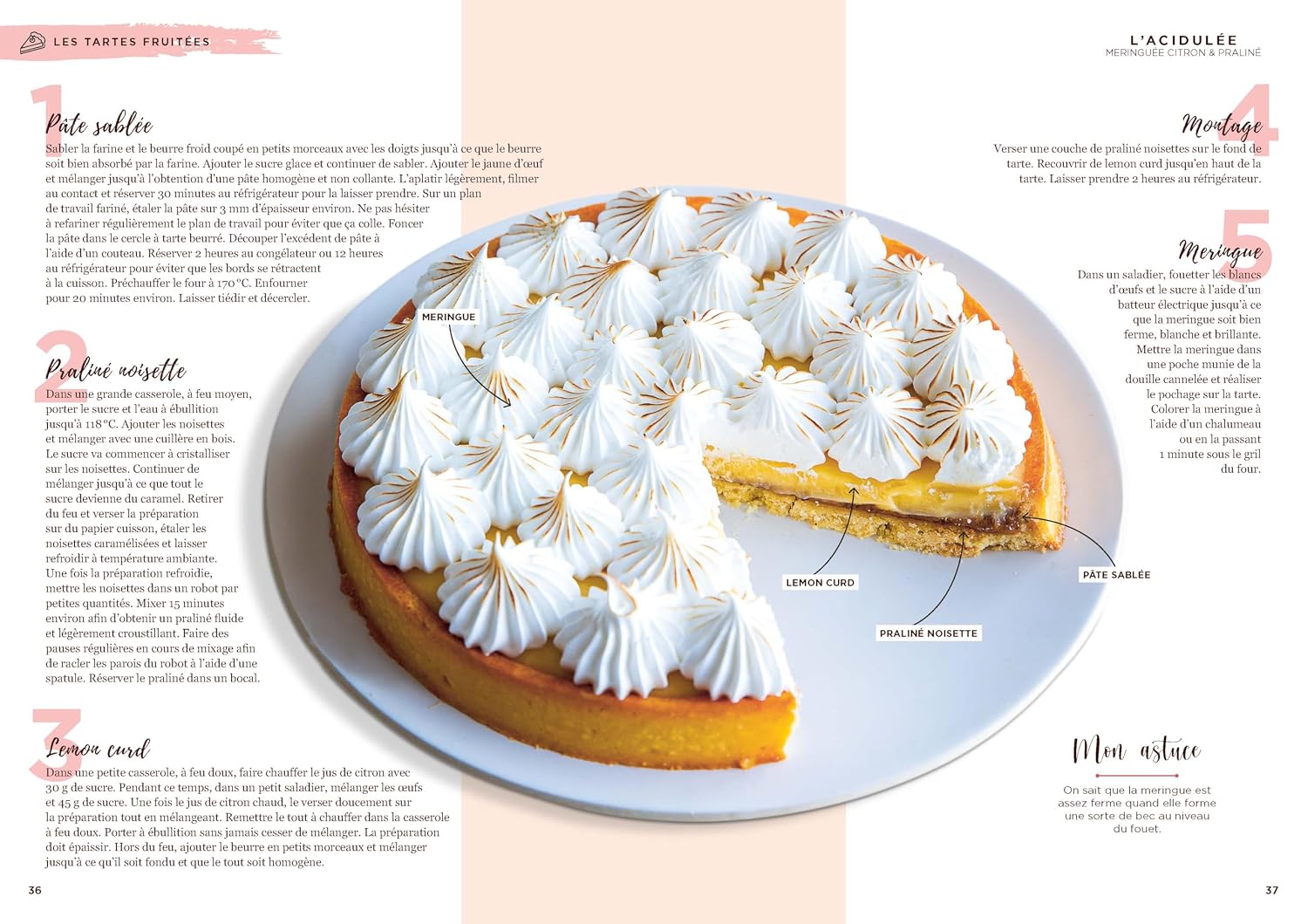 Detalle de Les pâtisseries de Mama – Tartes et tartelettes: ilustrowana książka o tartach