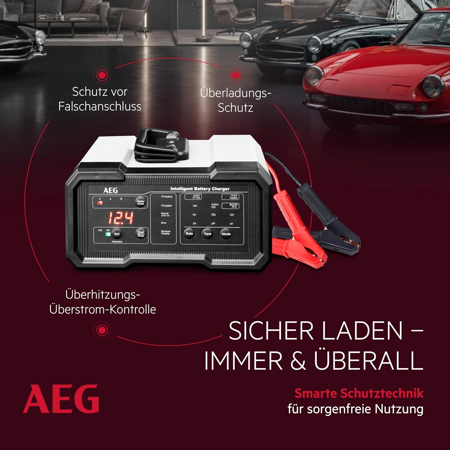 Thumbnail 2 de AEG CW10 Batterieladegerät 6/12 V 10 A