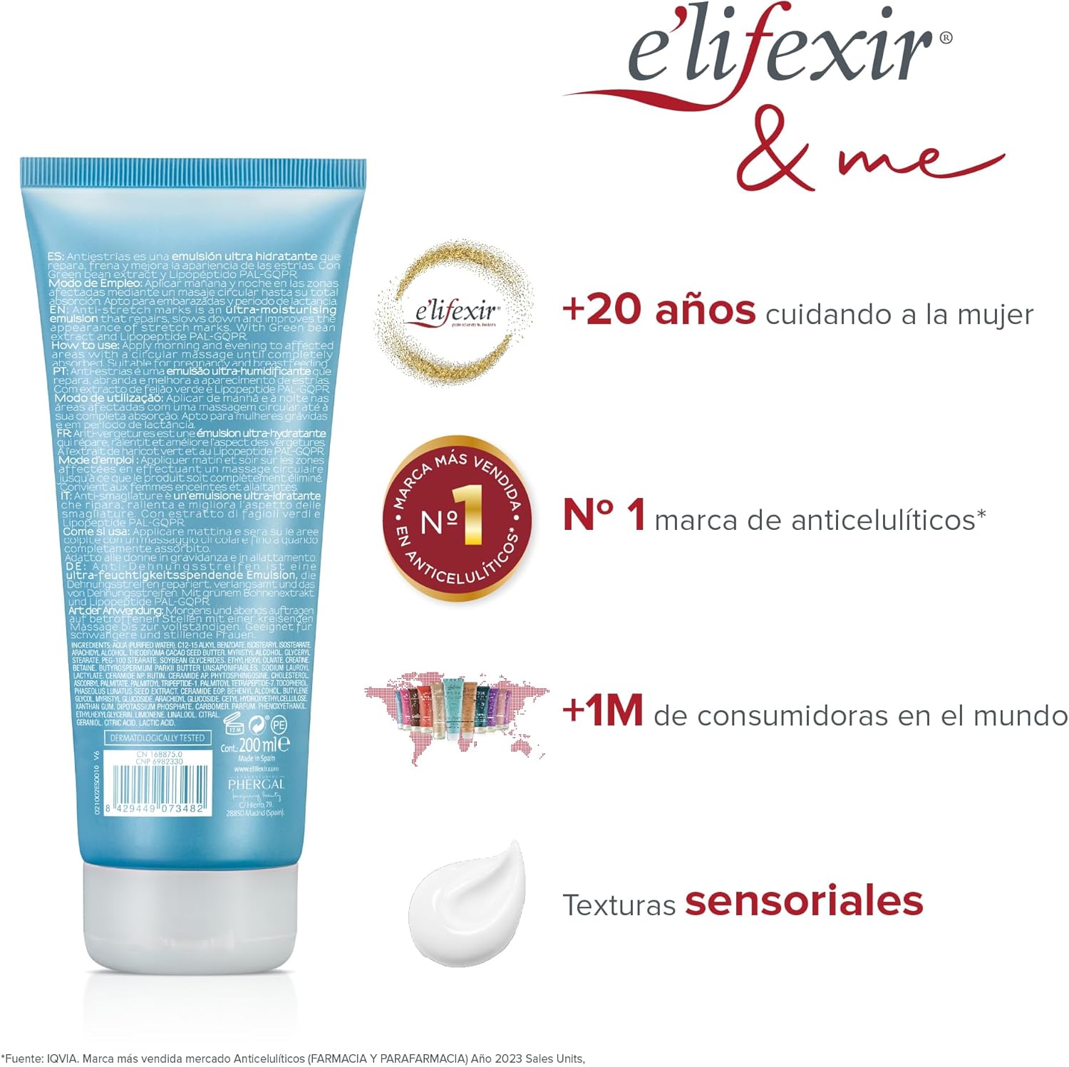 Thumbnail 6 de Elifexir Crema Antiestrías 💪 Repara, Previene y Elasticiza la piel