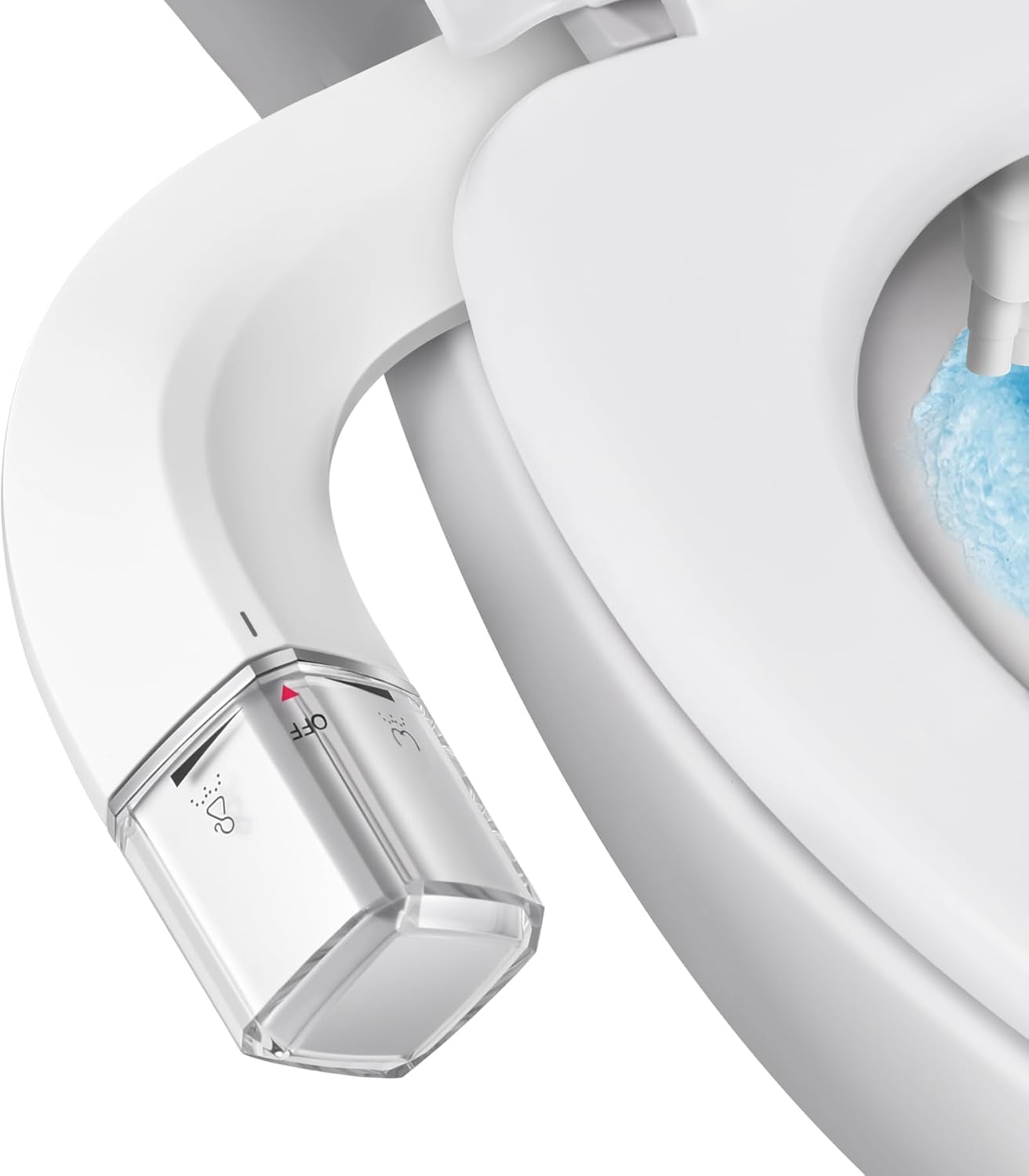 Detalle de Shineforu B02801 Dual-Mode Non-Electric Bidet Attachment with Pressure Control