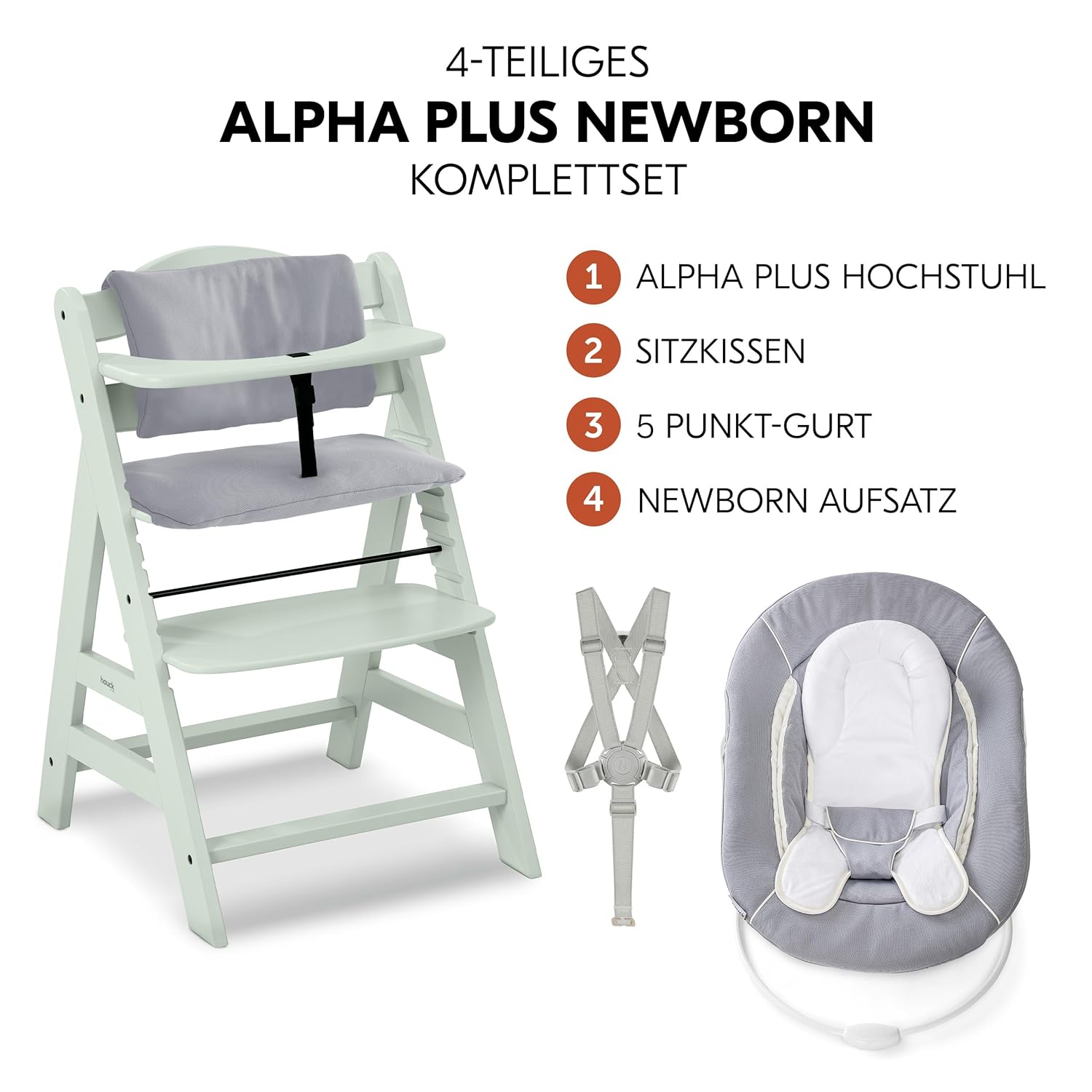 Thumbnail 1 de hauck Alpha+ Newborn Set 90 kg