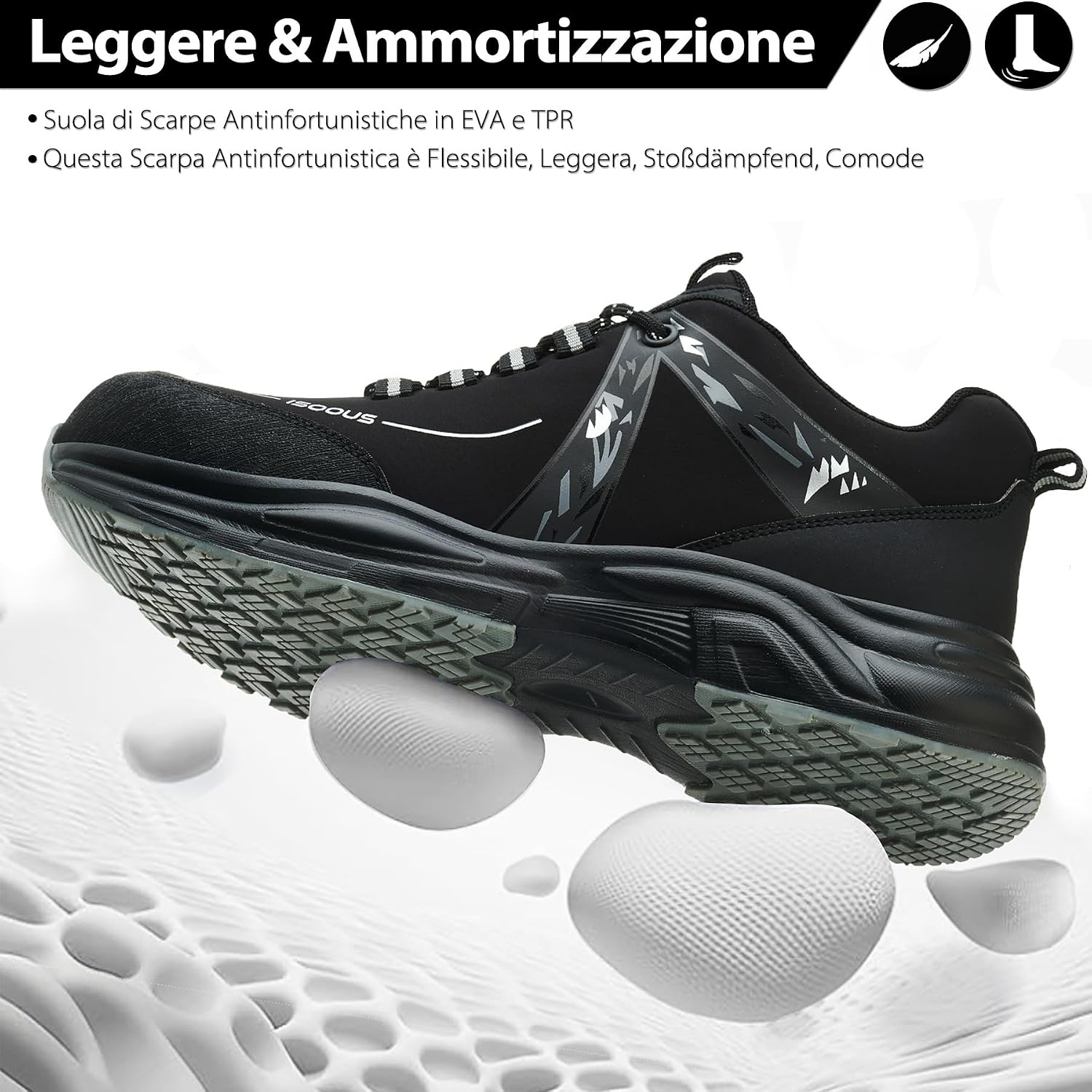 Detalle 2 de Scarpe antinfortunistiche antiscivolo 1100N