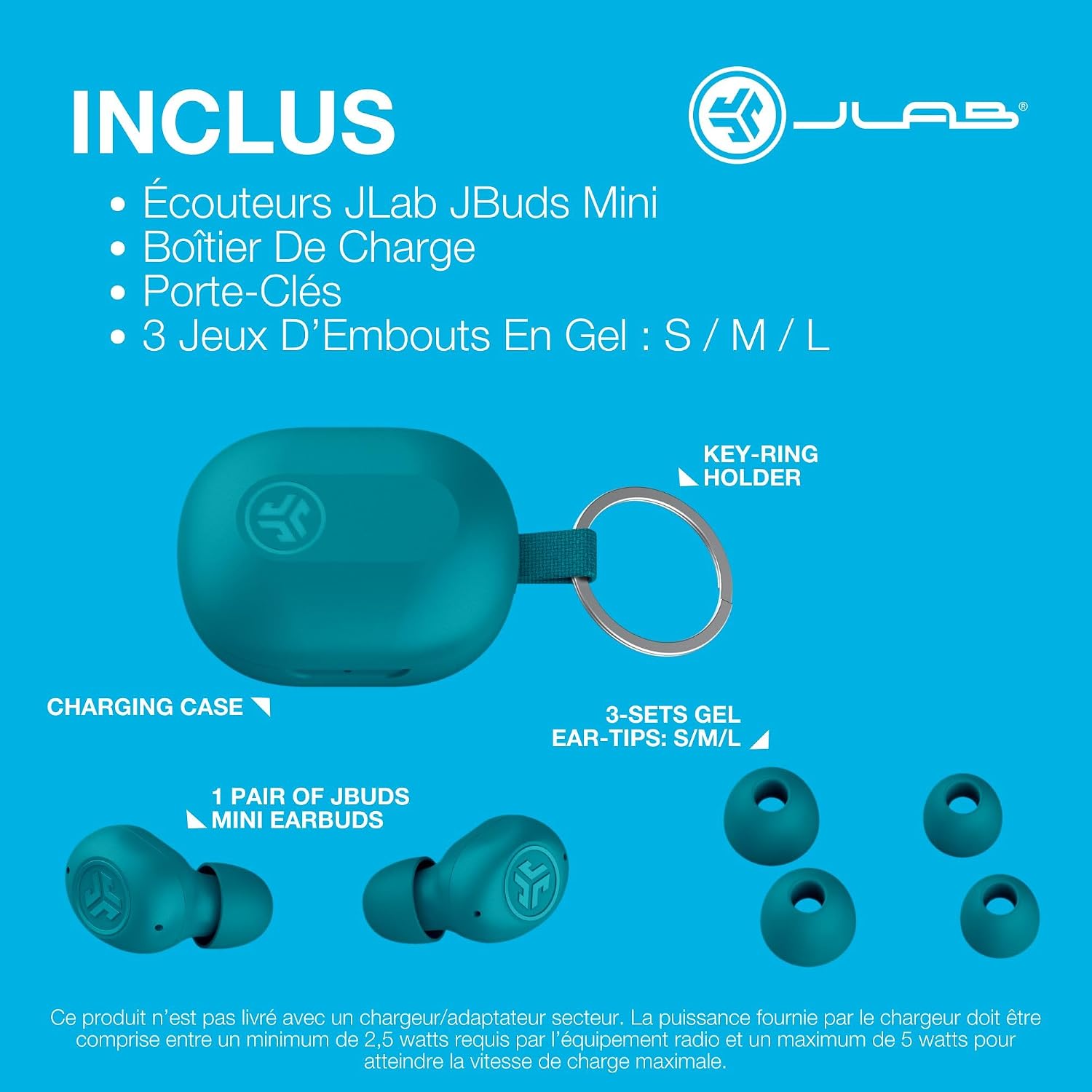 Thumbnail 6 de JLab JBuds Mini Écouteurs Bluetooth 20h