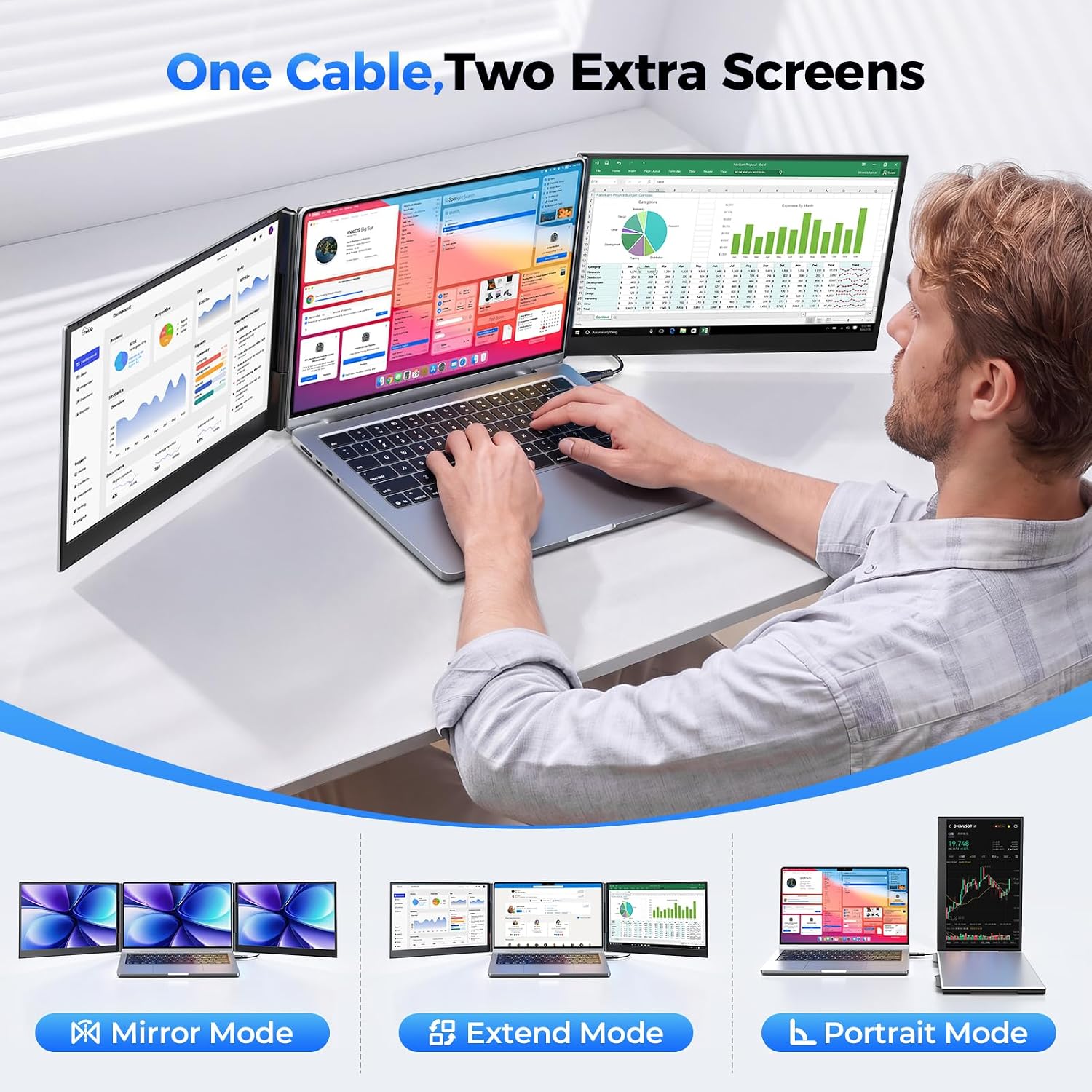 Thumbnail 3 de Laptop Screen Extender, 15.6-inch