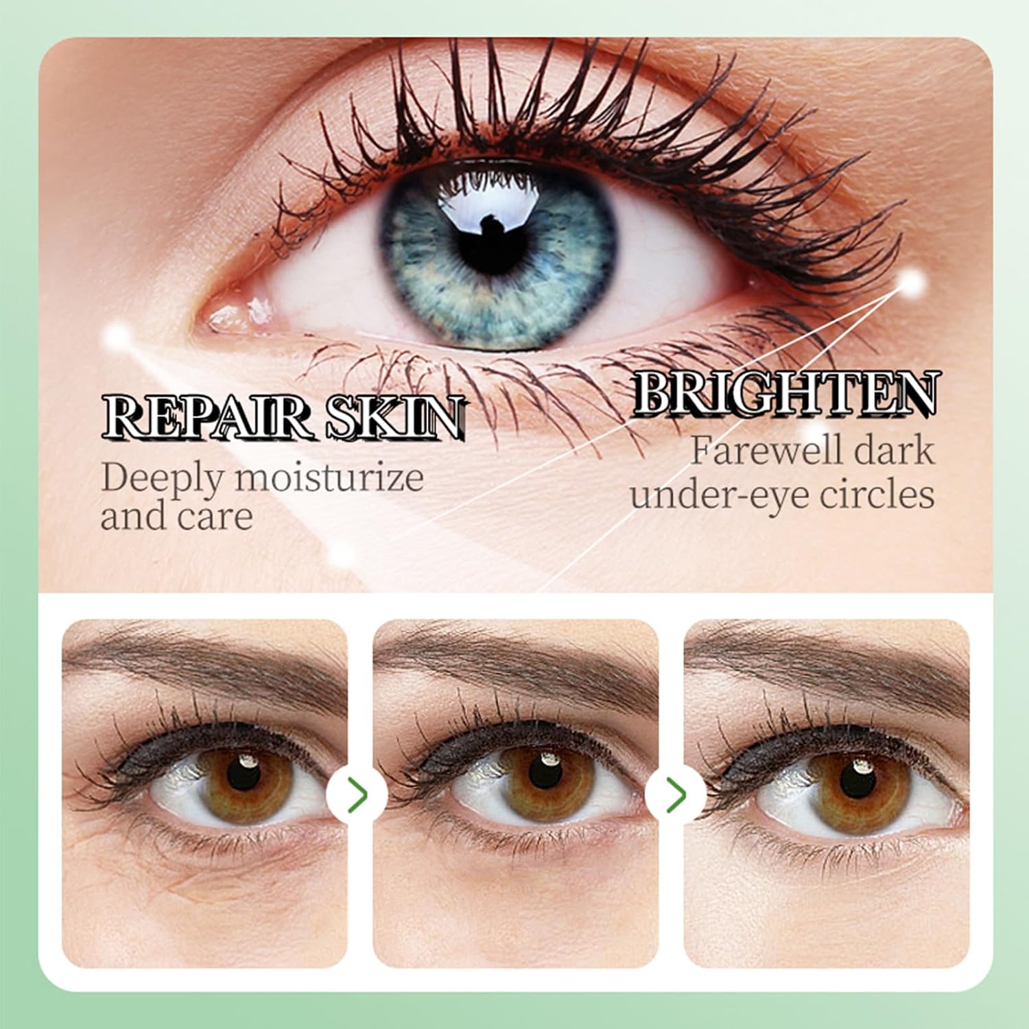 Detalle de Parches Ojos Aloe Vera y Colágeno para Bolsas y Ojeras 💤