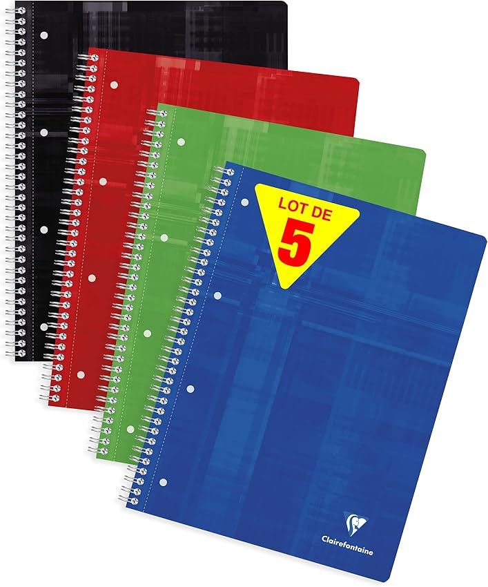 Thumbnail 6 de Cahier Ă spirale Clairefontaine 82510C đź“’