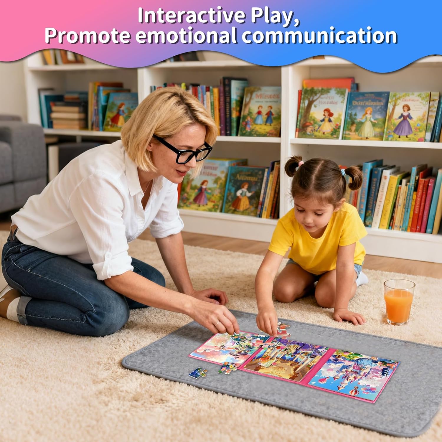 Thumbnail 6 de Princess Puzzles for 3 Year Olds: Castle, Ball and Elf Magnetic Jigsaws (3 x 20pcs)